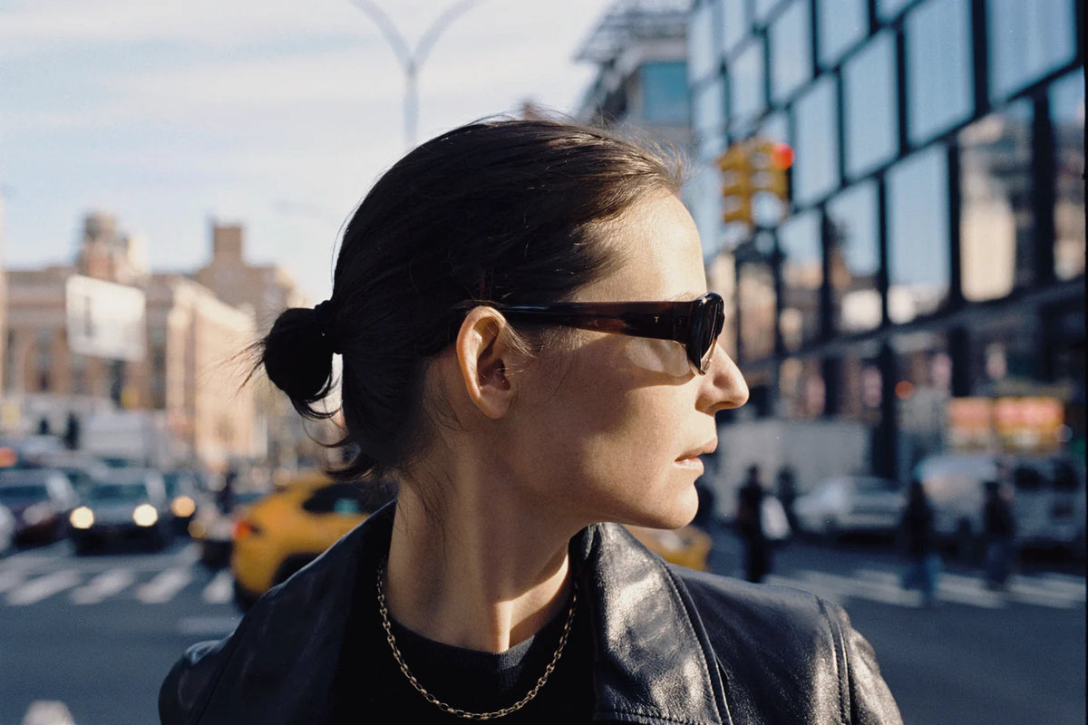The AL - Crystal Brown with Black Lens