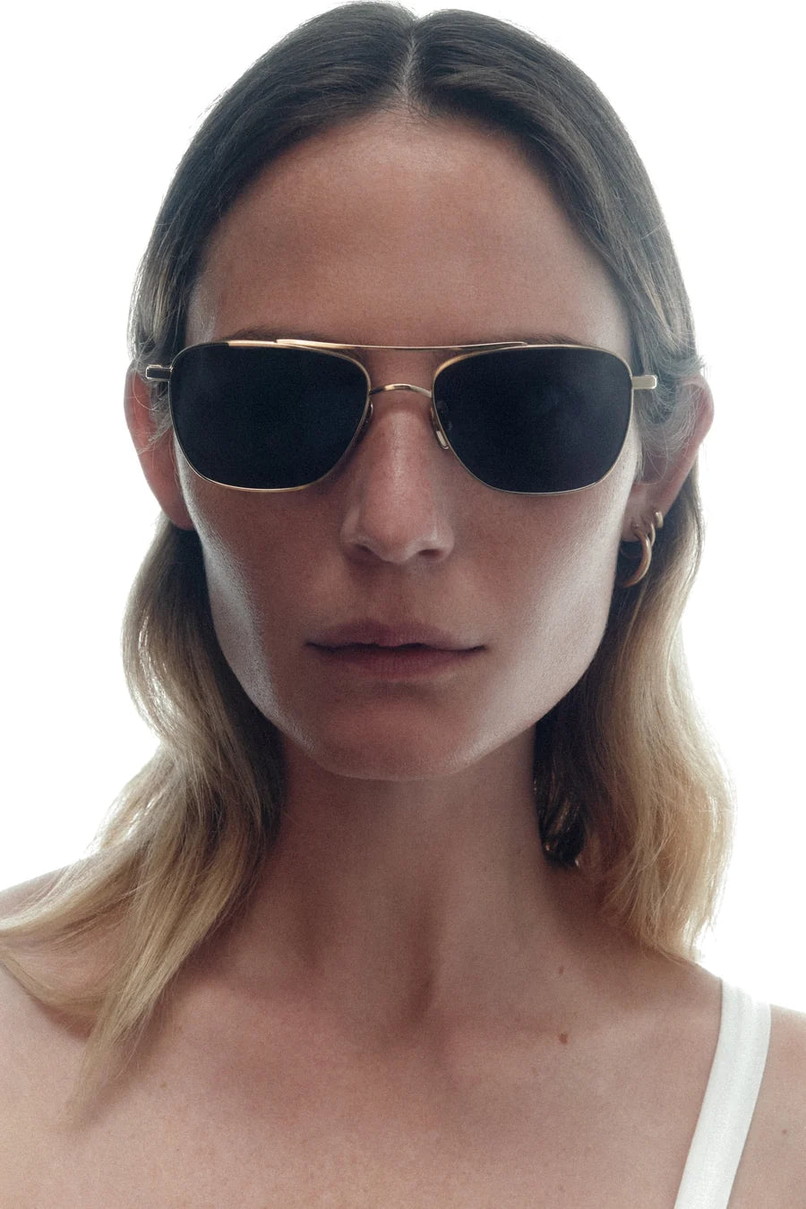 The Malone - Gold with Black Lens