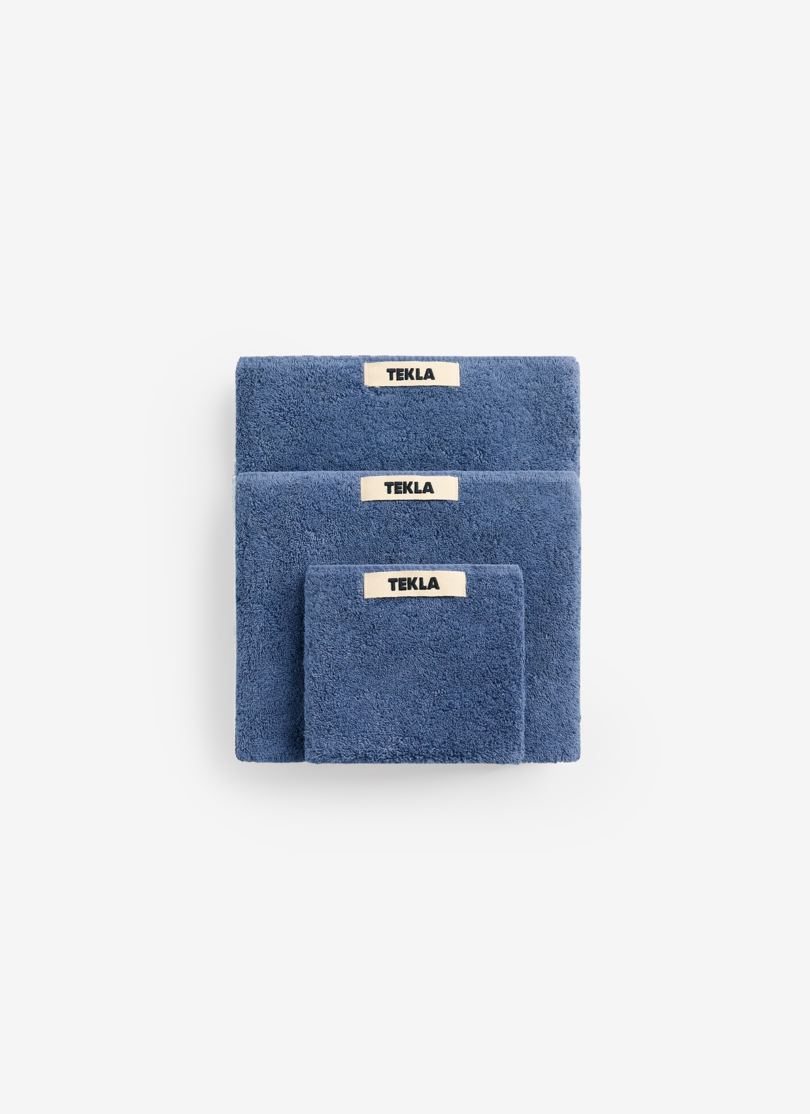 Organic Cotton Towels - Storm Blue