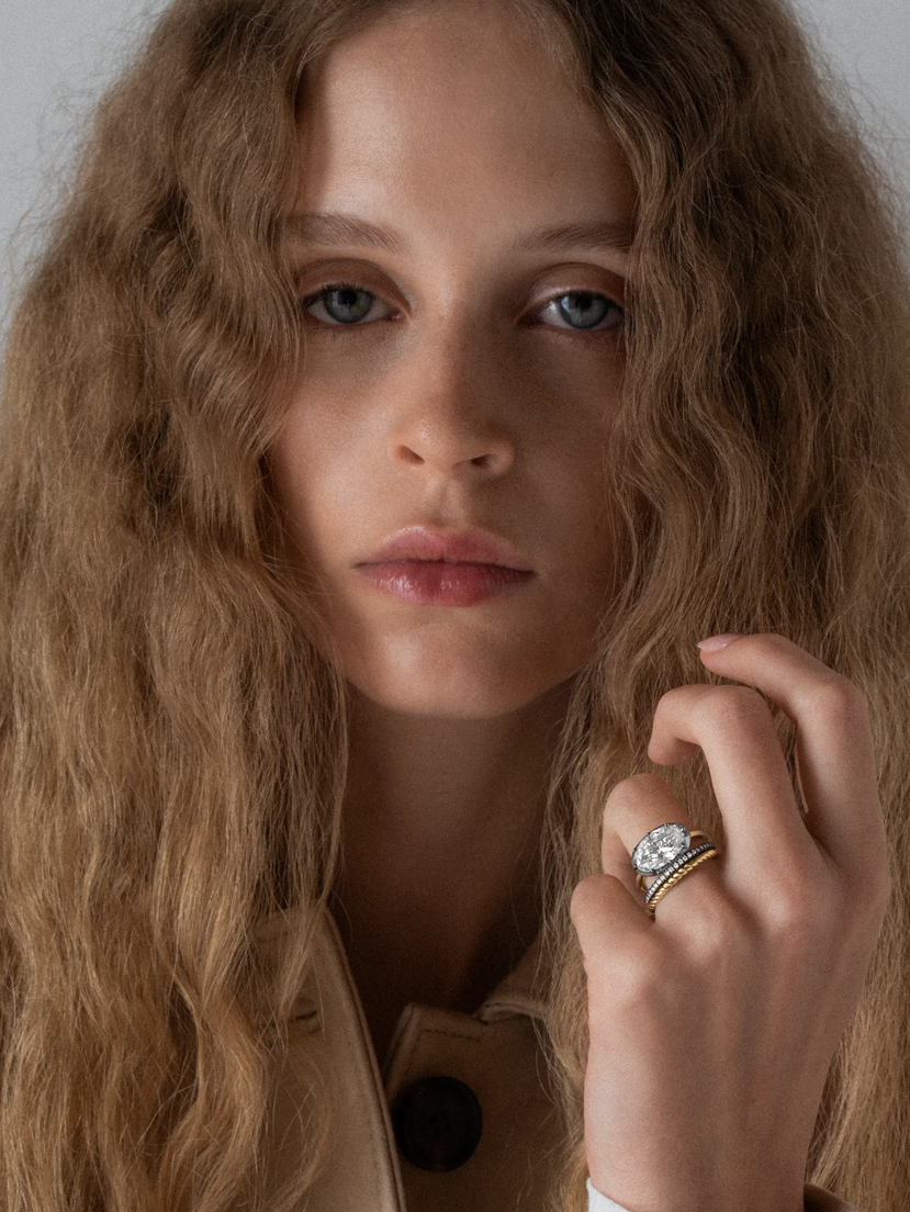 Eternity Band - Small Diamond Cut-Down BWG