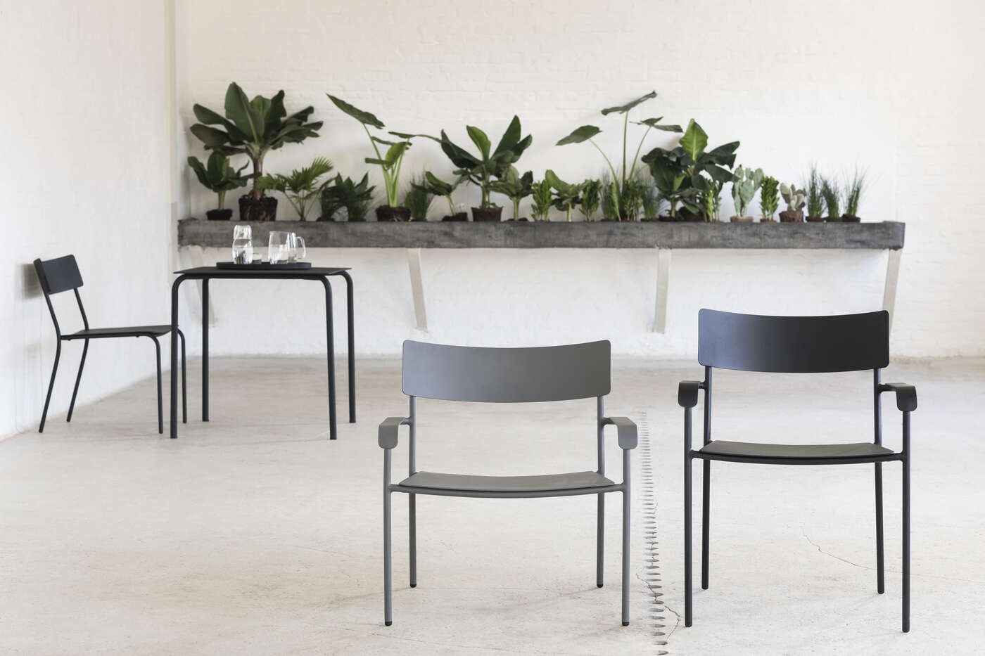August Armchair - Black by Vincent Van Duysen