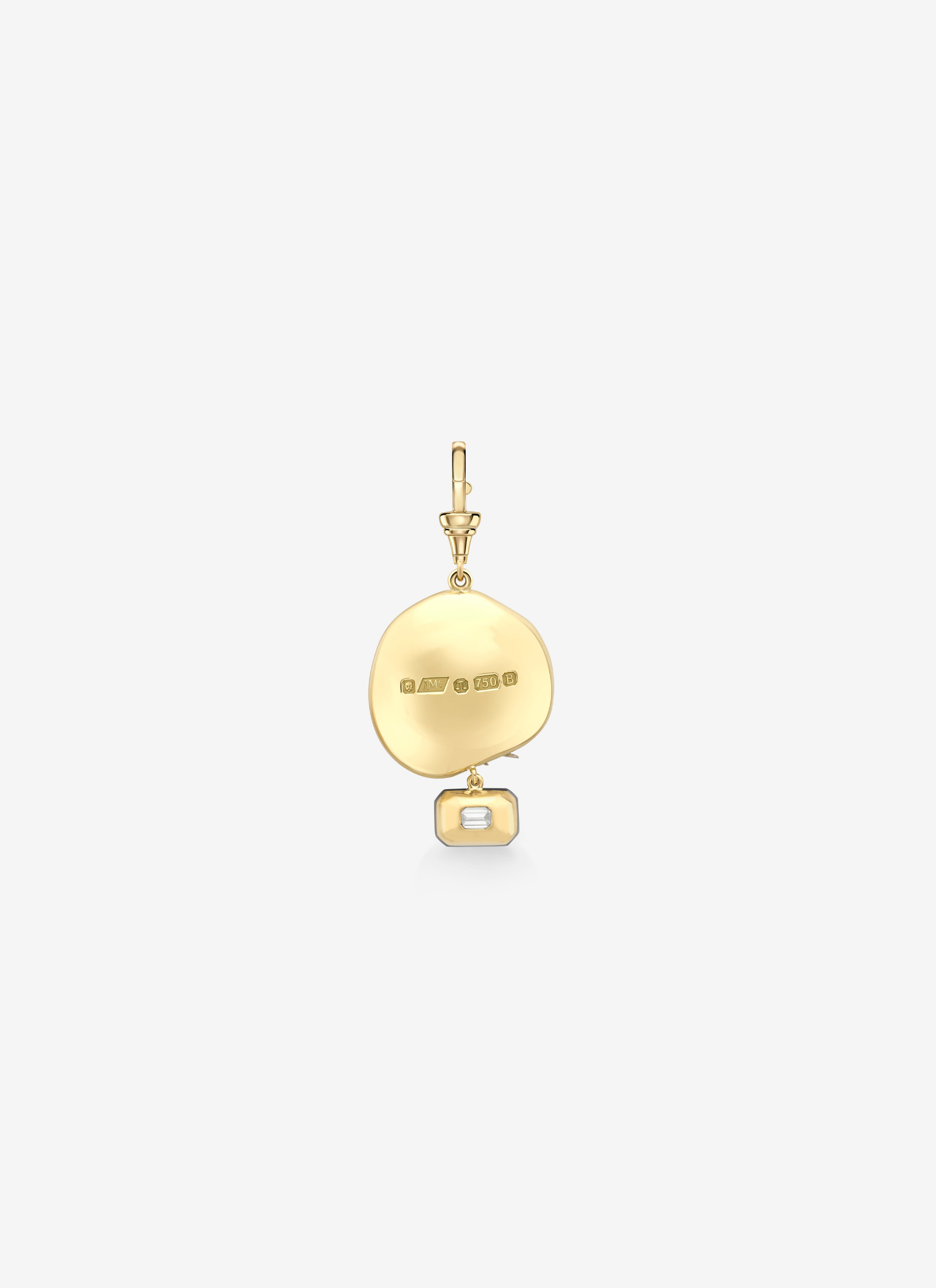 Pendant - Yellow Gold and Diamond Swallows and Amazons (Medallions)