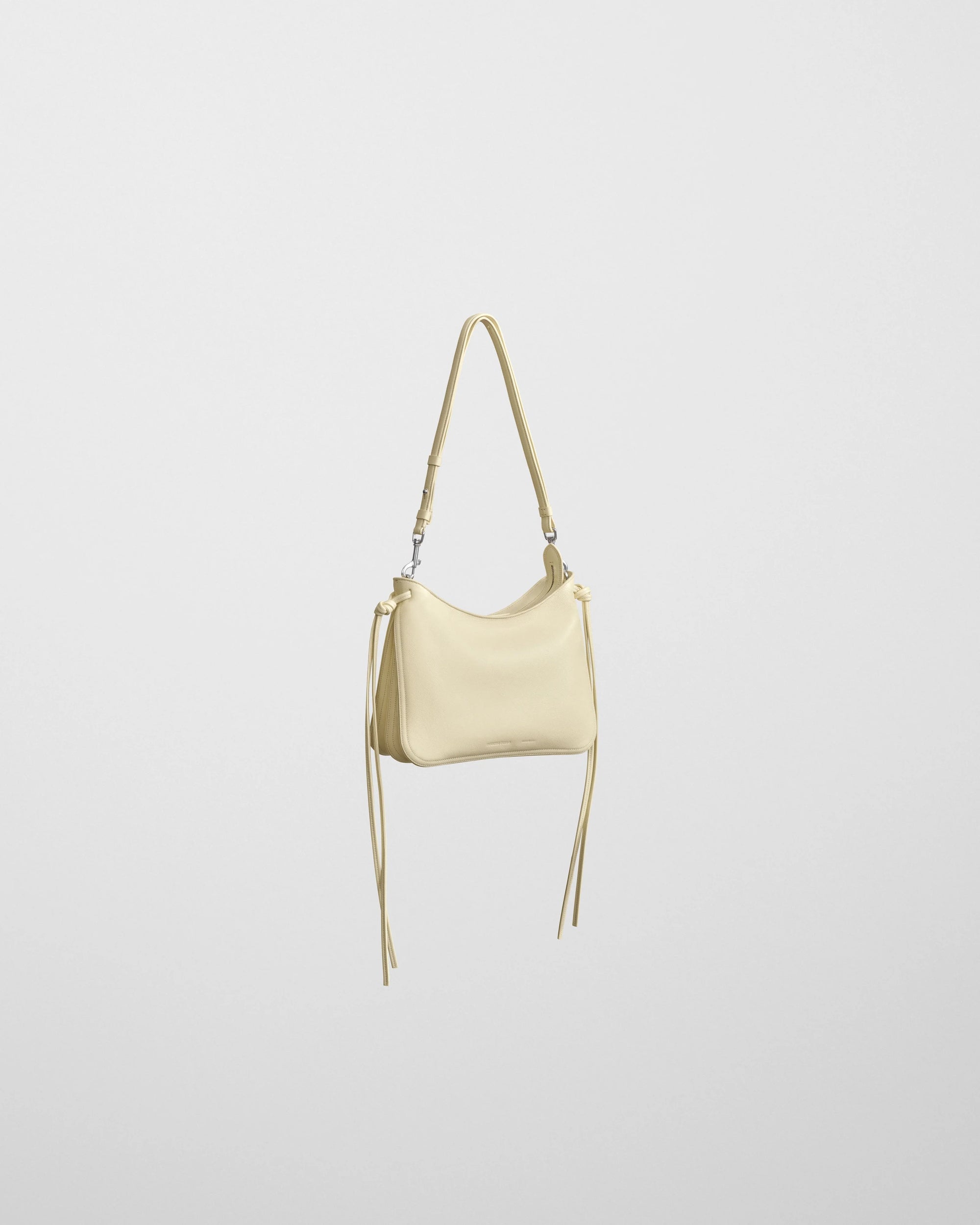 Small Gig Shoulder Bag in Stucco Calf Leather