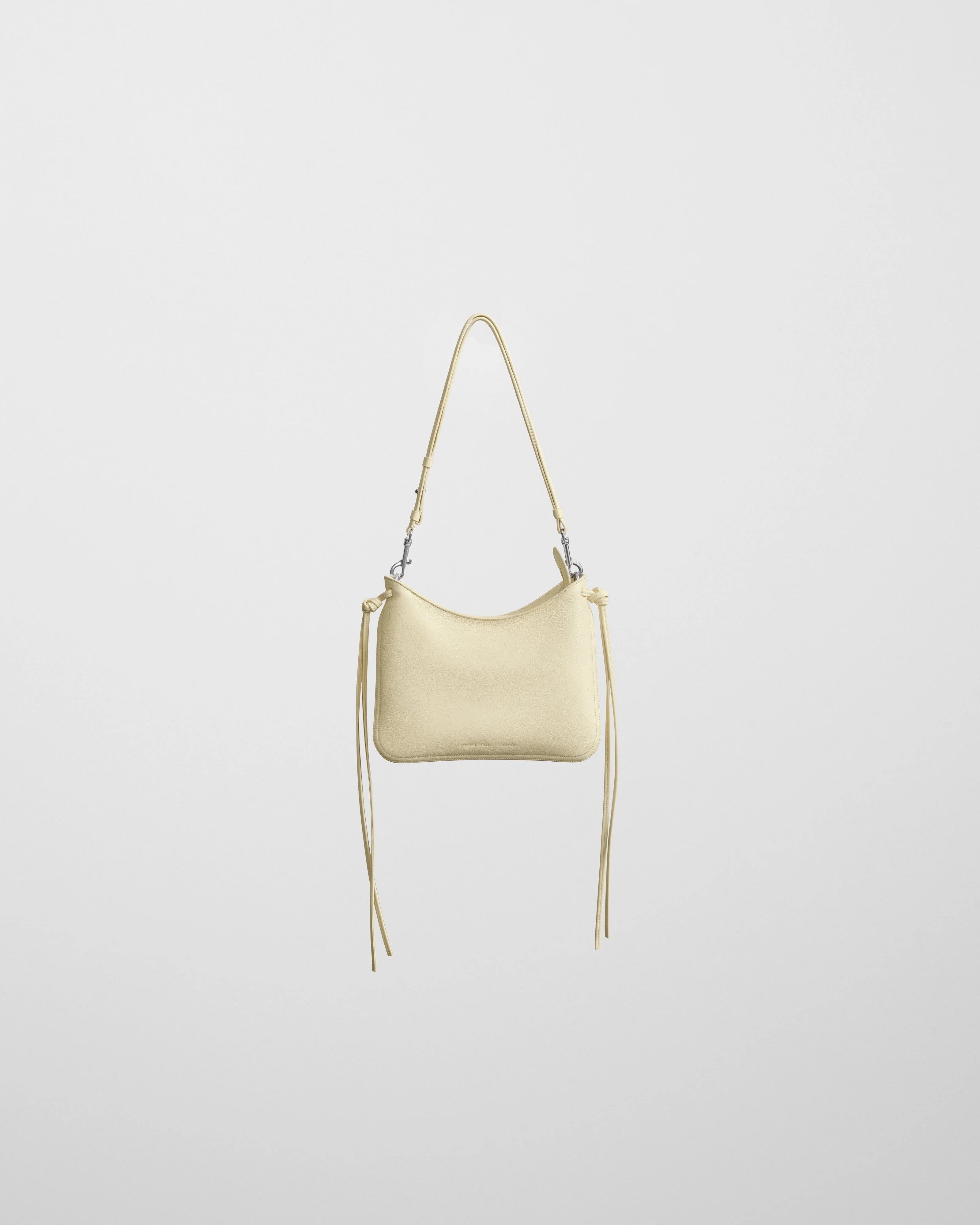 Small Gig Shoulder Bag in Stucco Calf Leather