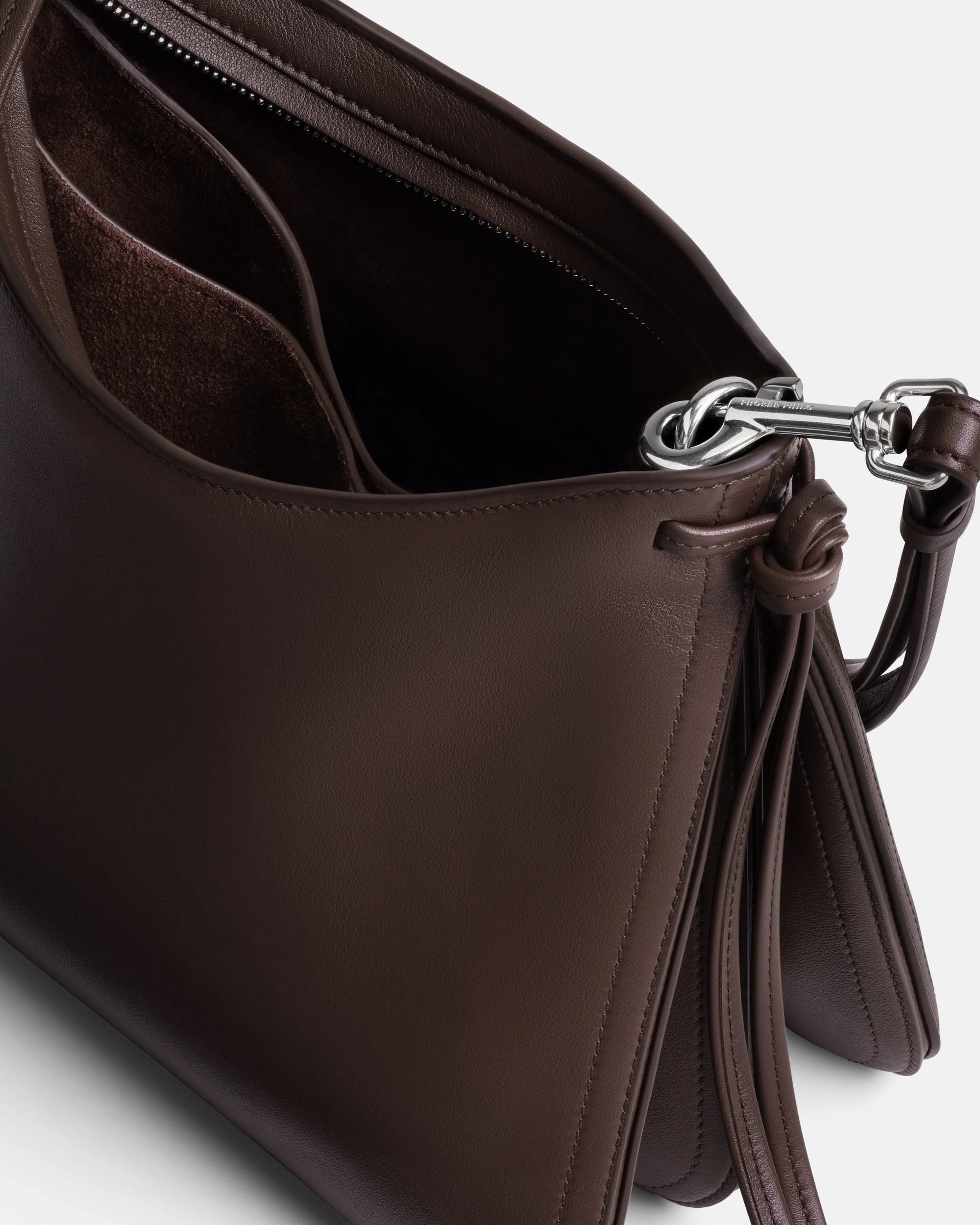 Small Gig Shoulder Bag in Cognac Calf Leather