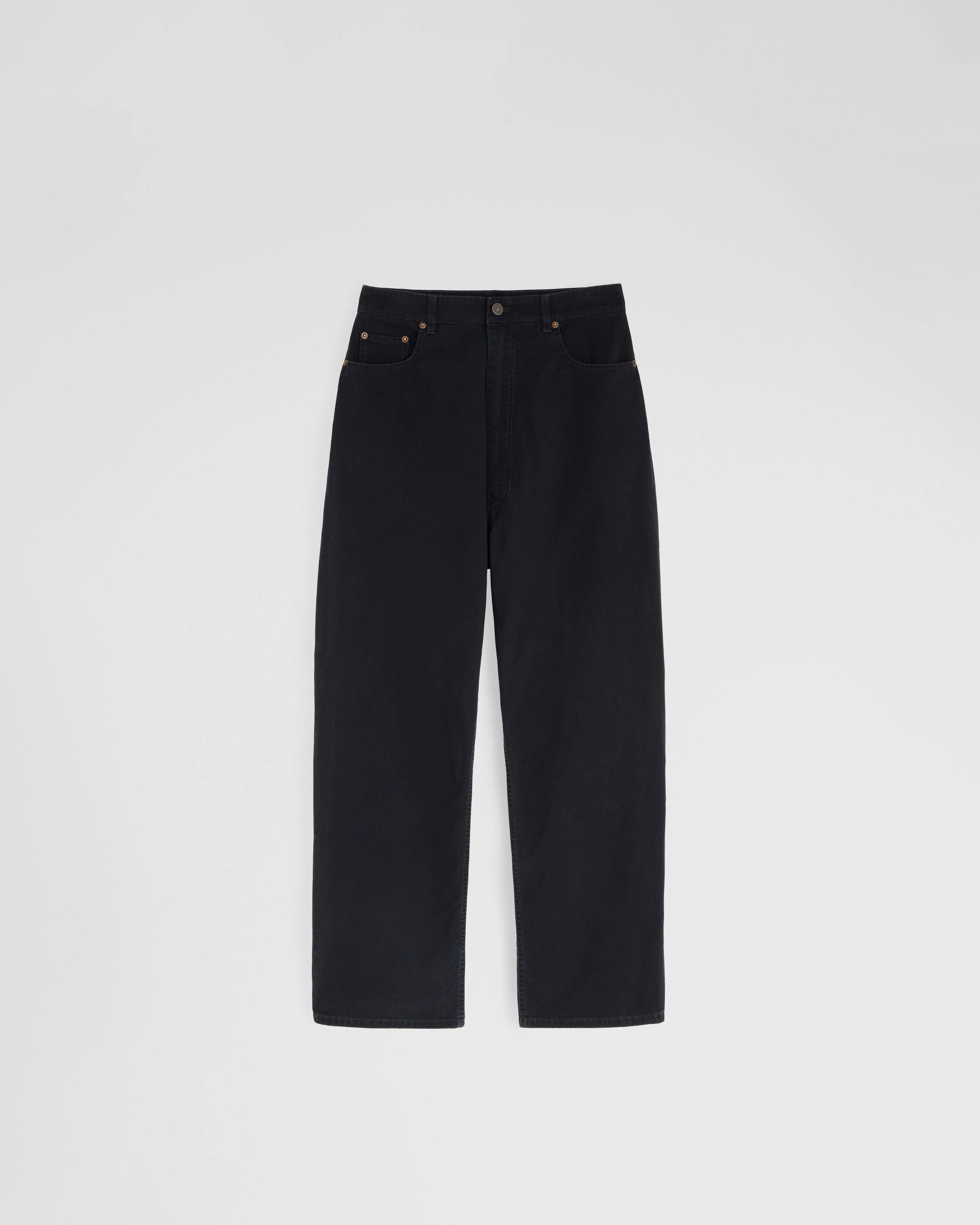 Low Rise Dropped Jeans - Black