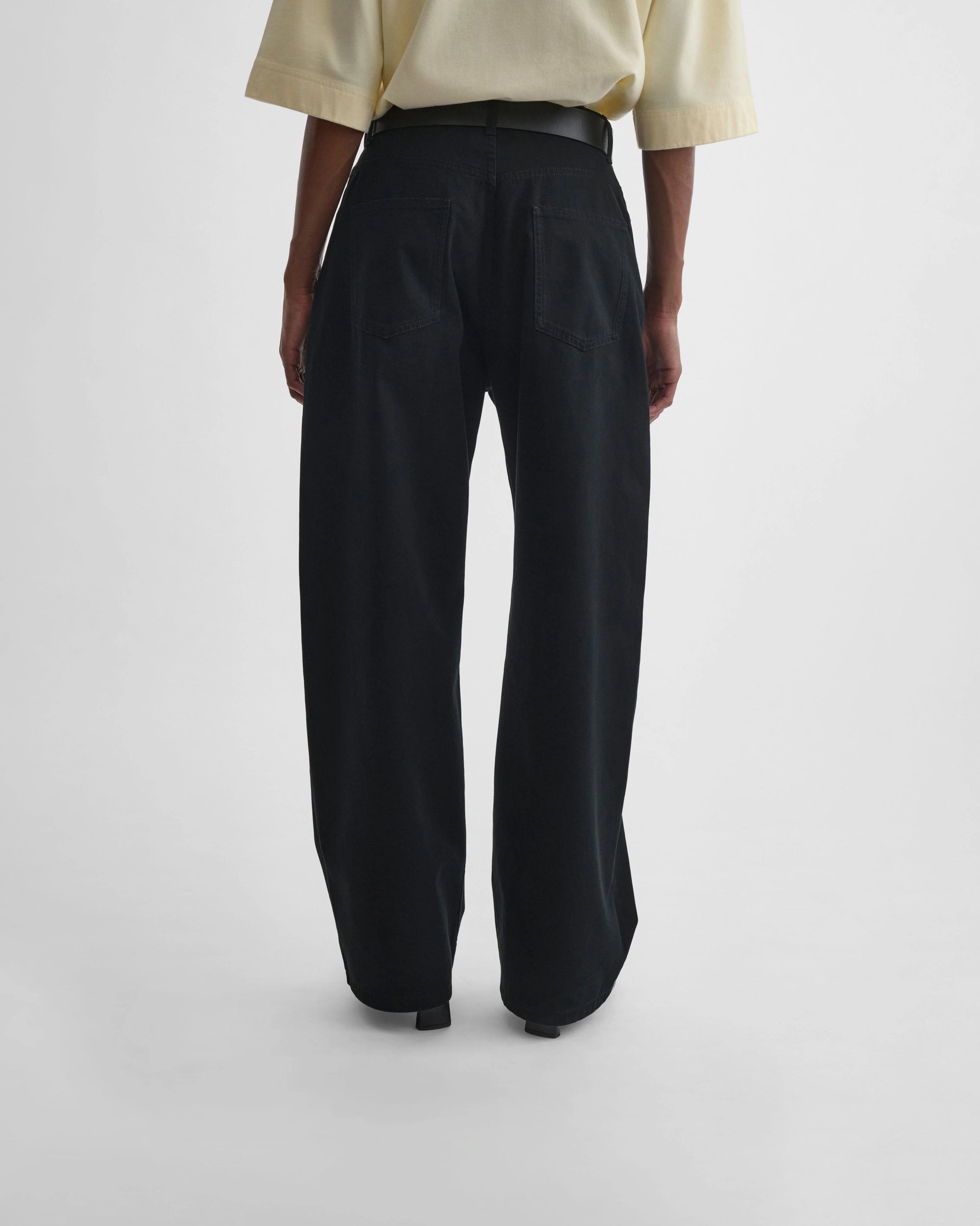 Low Rise Dropped Jeans - Black