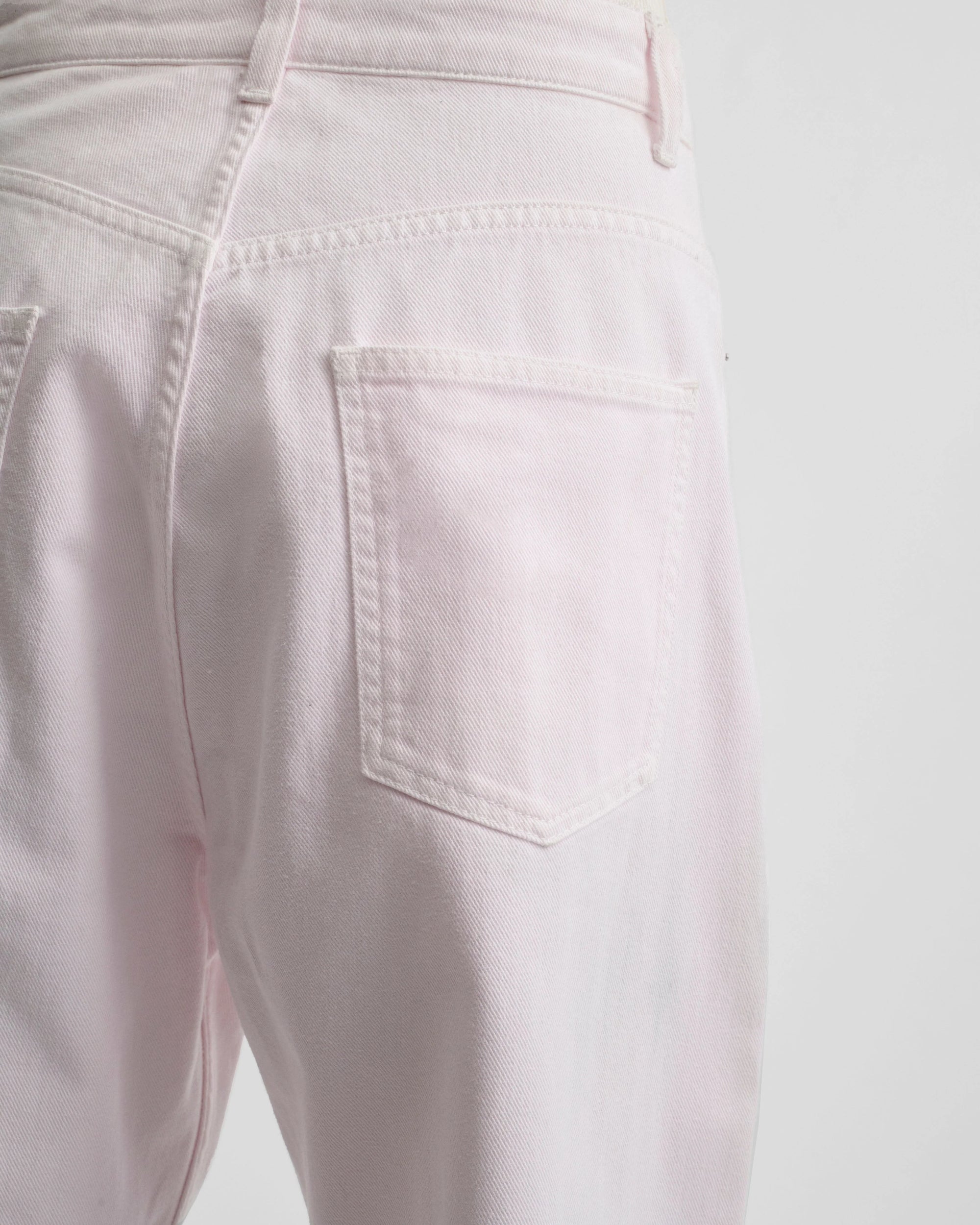 Low Rise Dropped Jeans - Peony