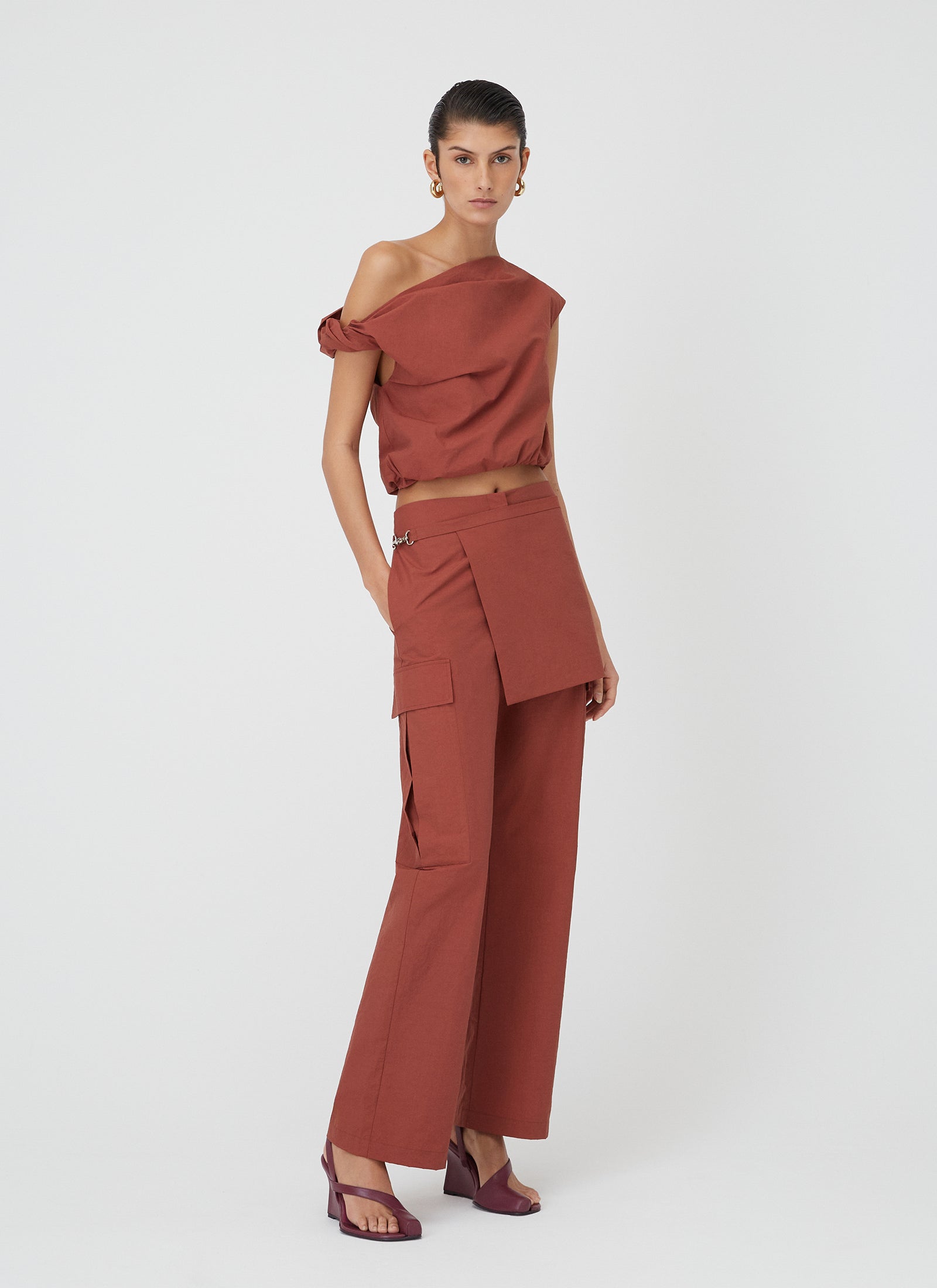 Elliot Pant - Spice (Dark Red)