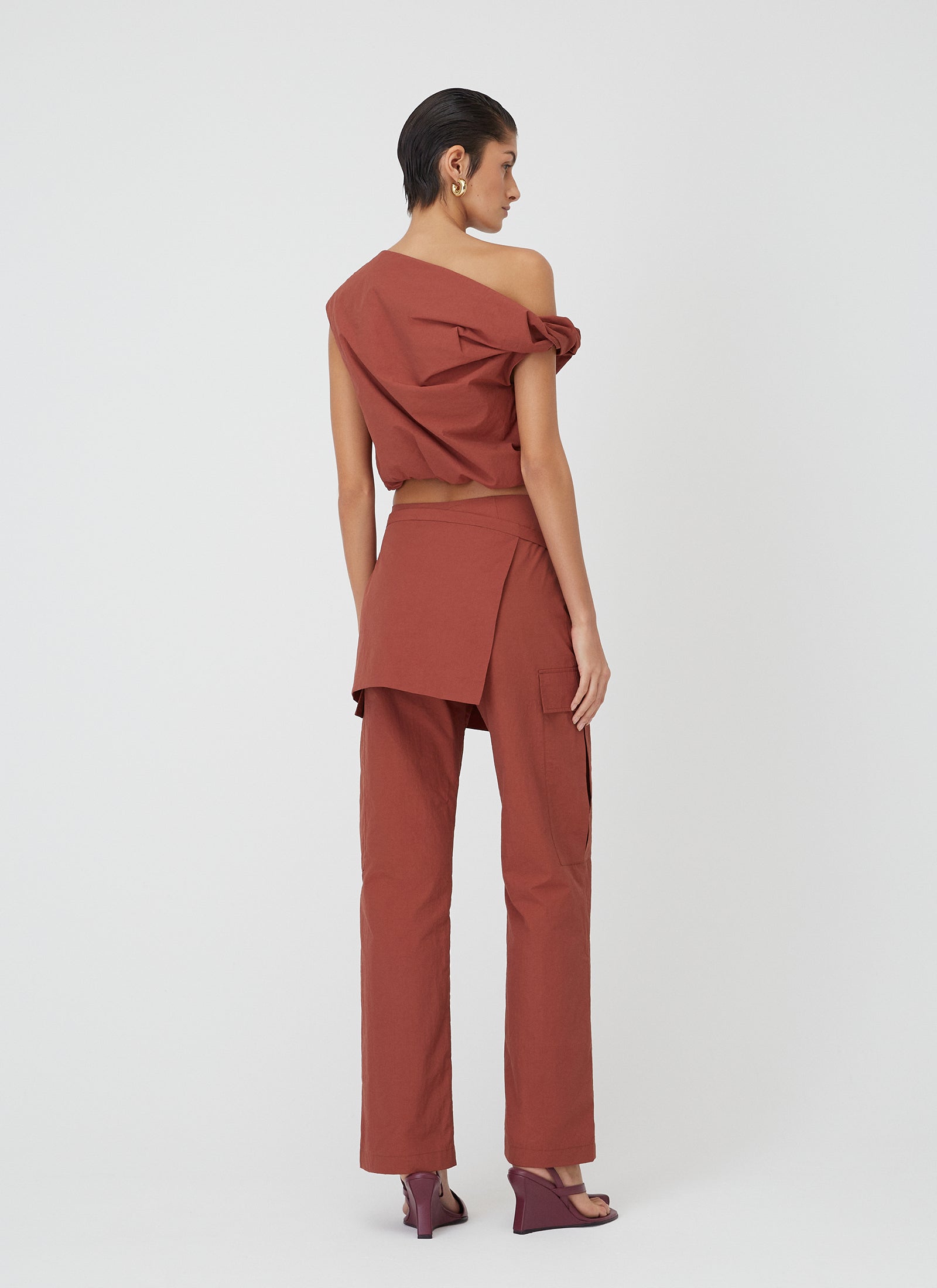 Elliot Pant - Spice (Dark Red)