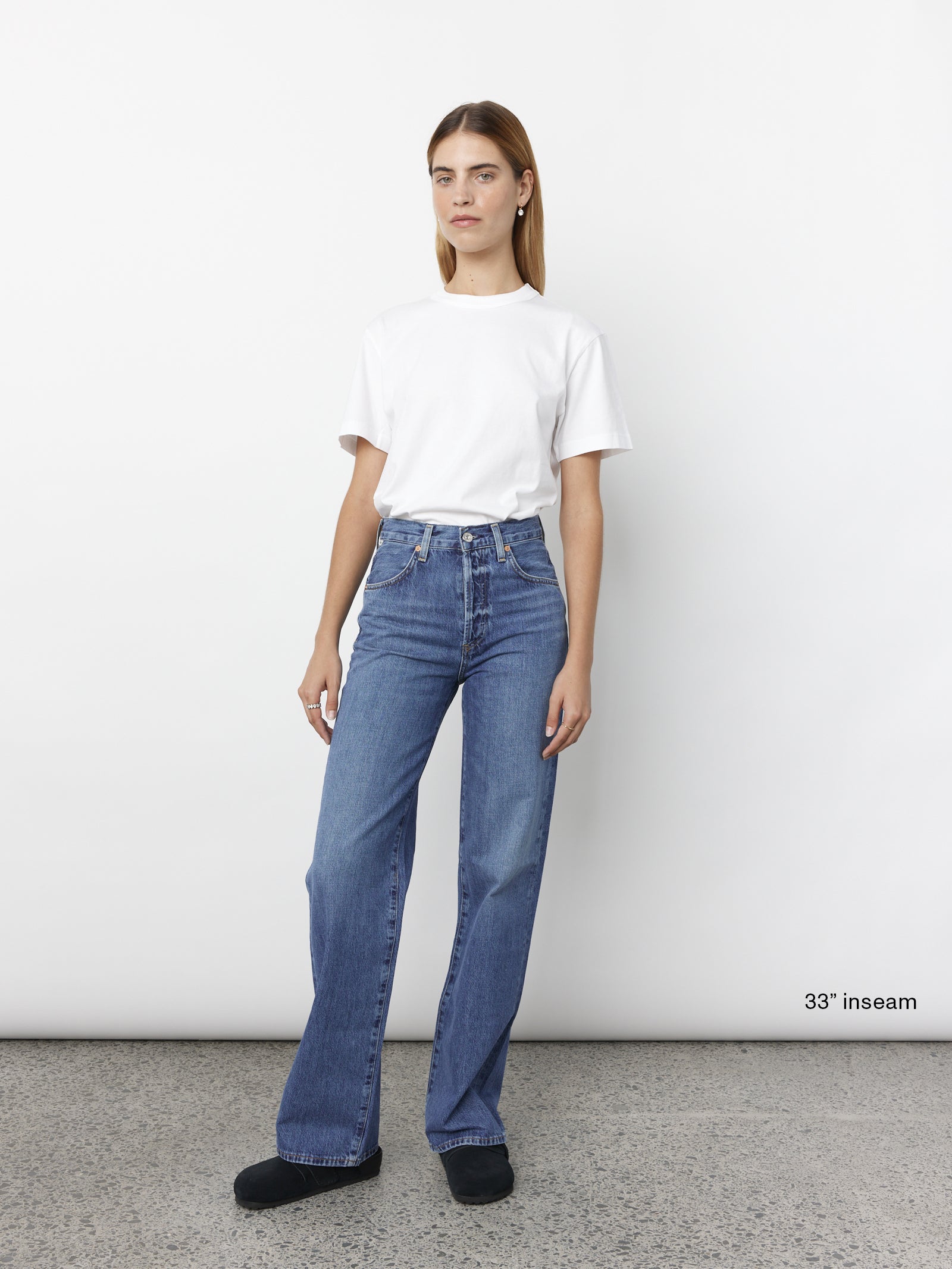 Annina high-rise wide-leg jeans in blue - Citizens Of