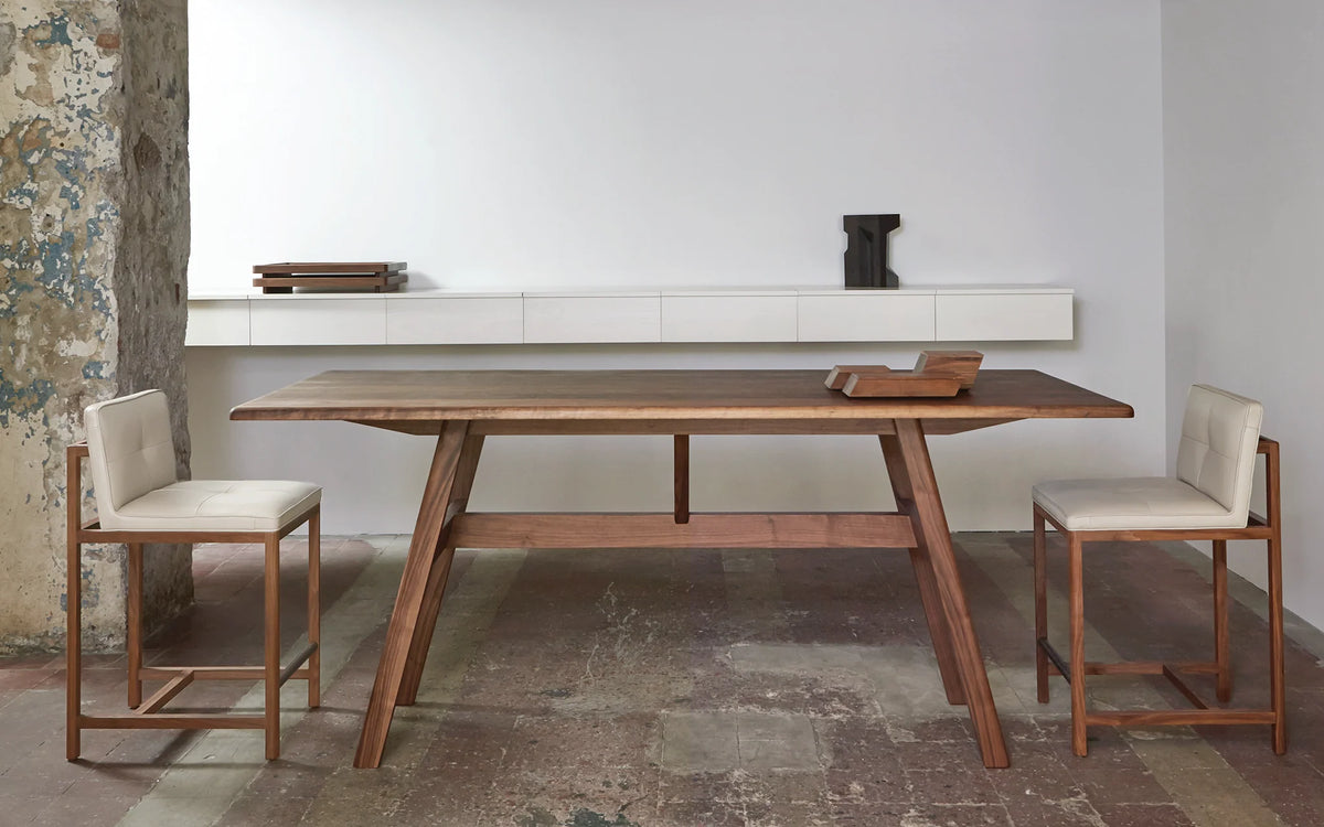 Wood Frame Stool