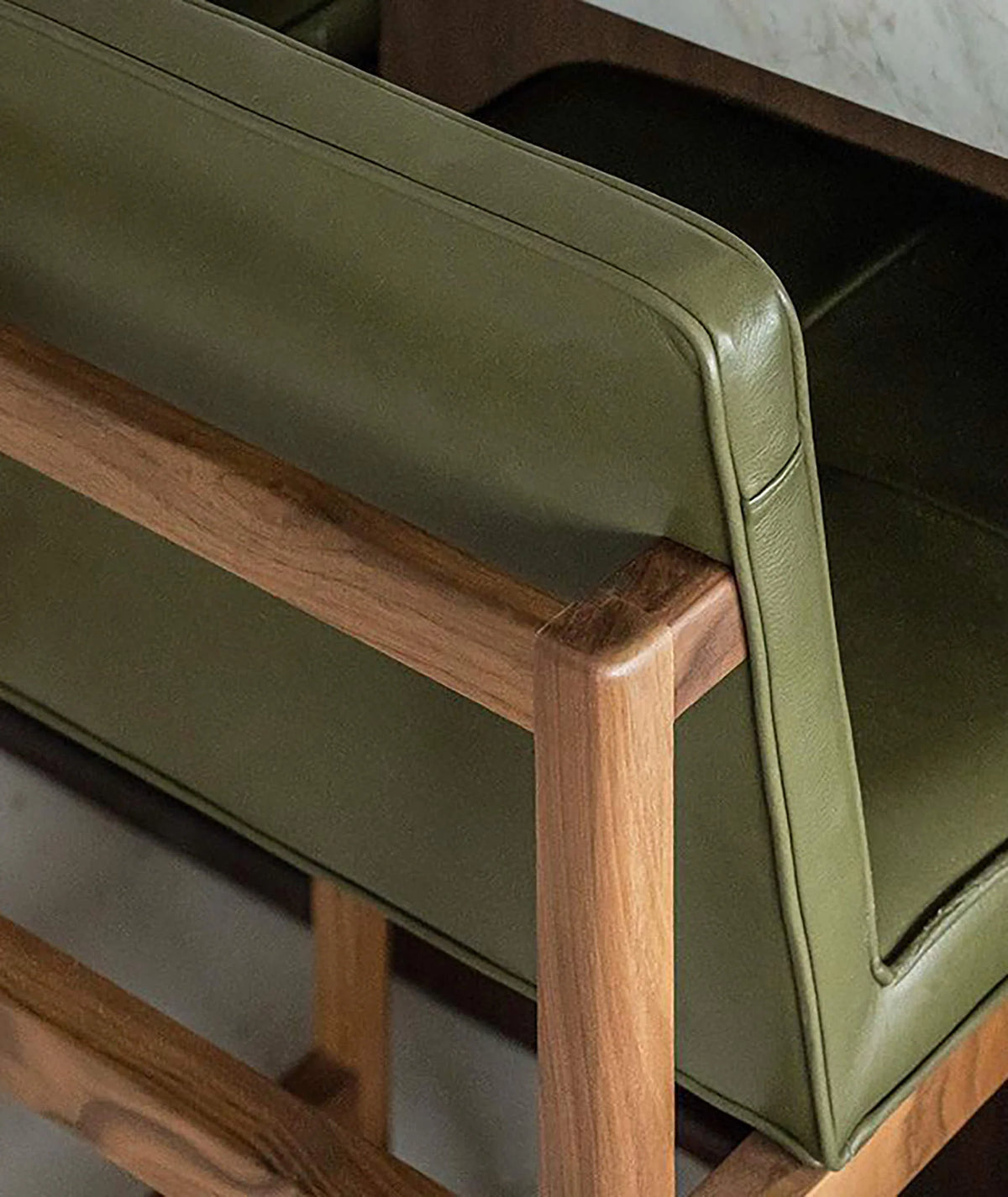 Wood Frame Stool