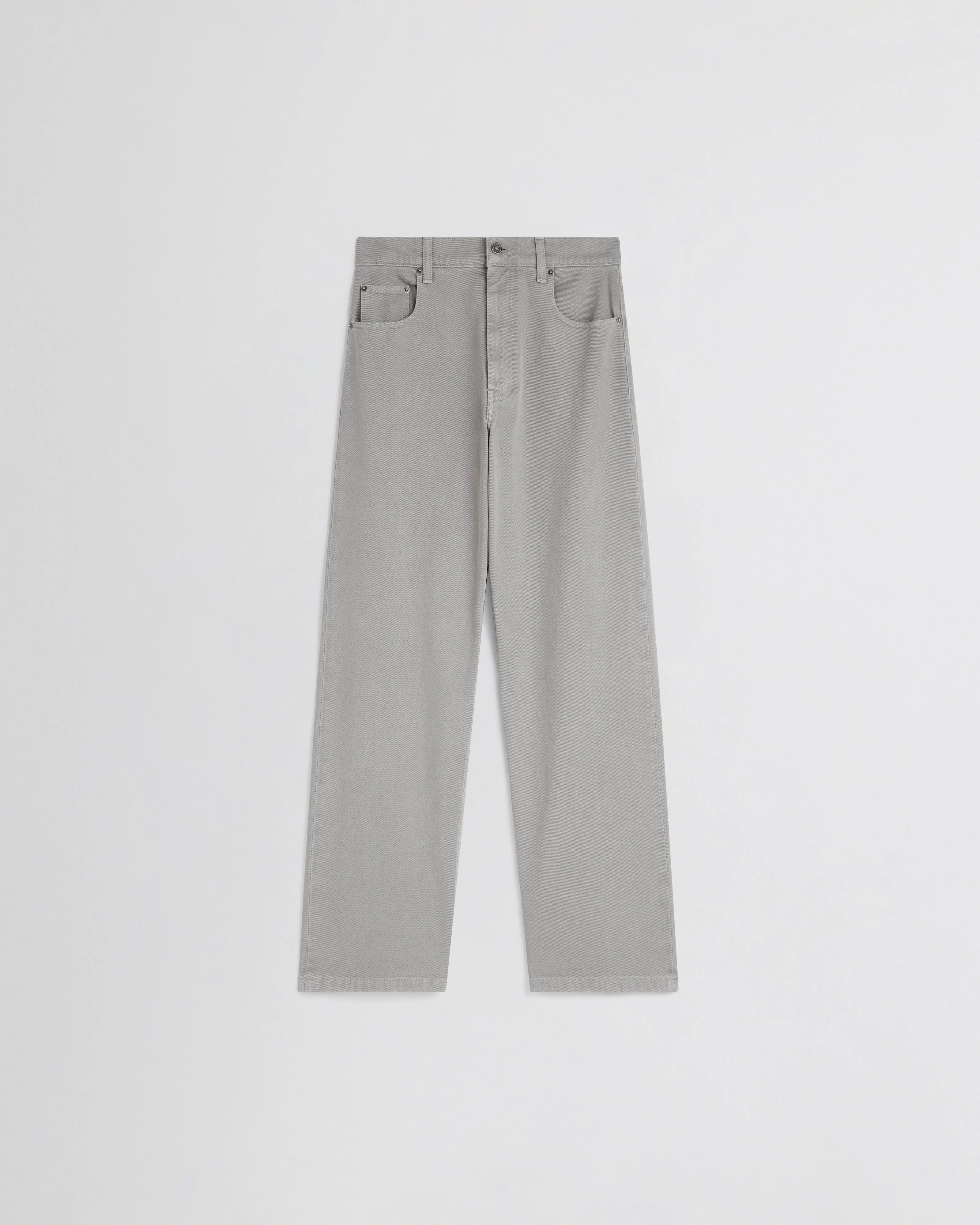 Zip Jean - Ash Grey