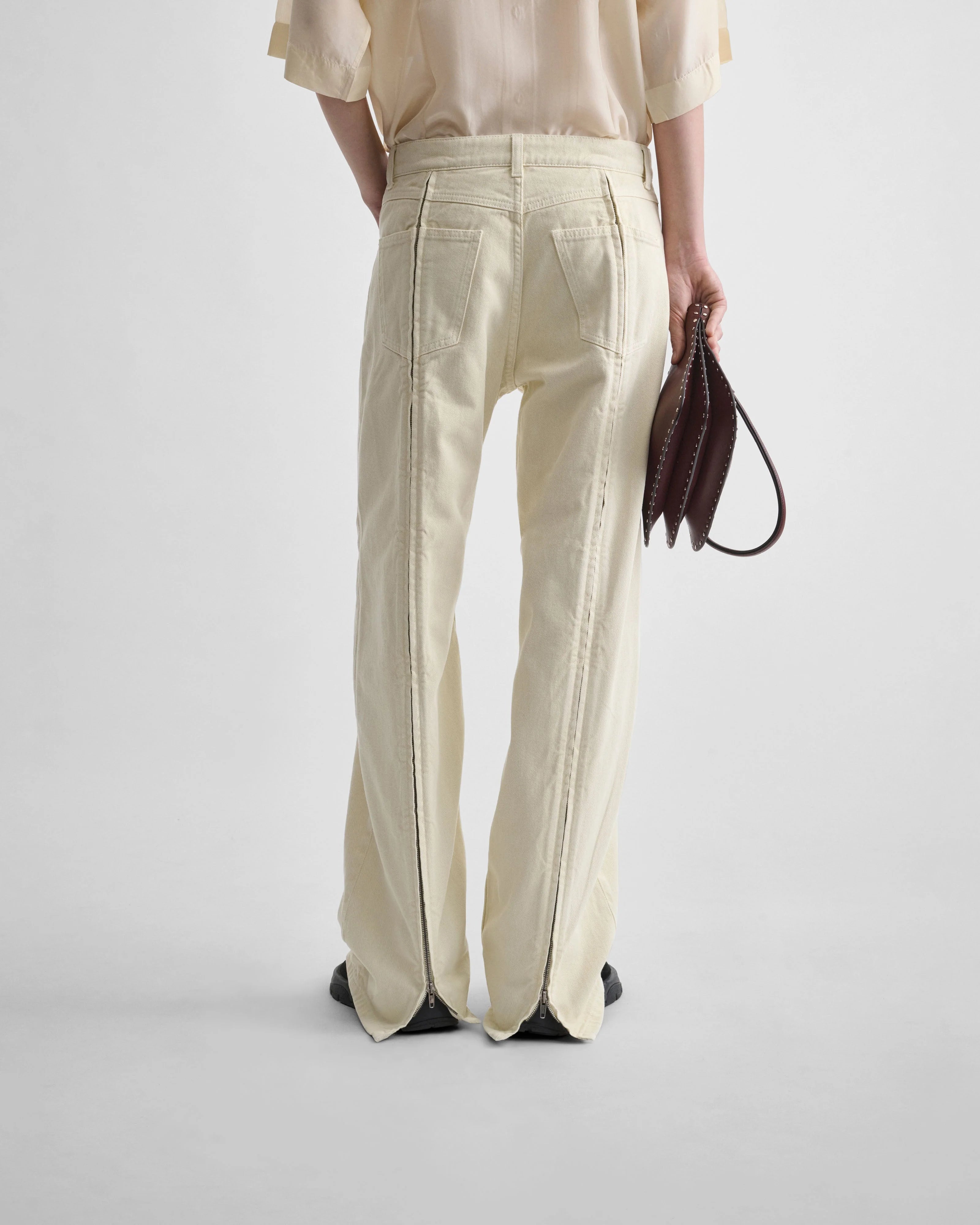 Zip Jean - Pistachio
