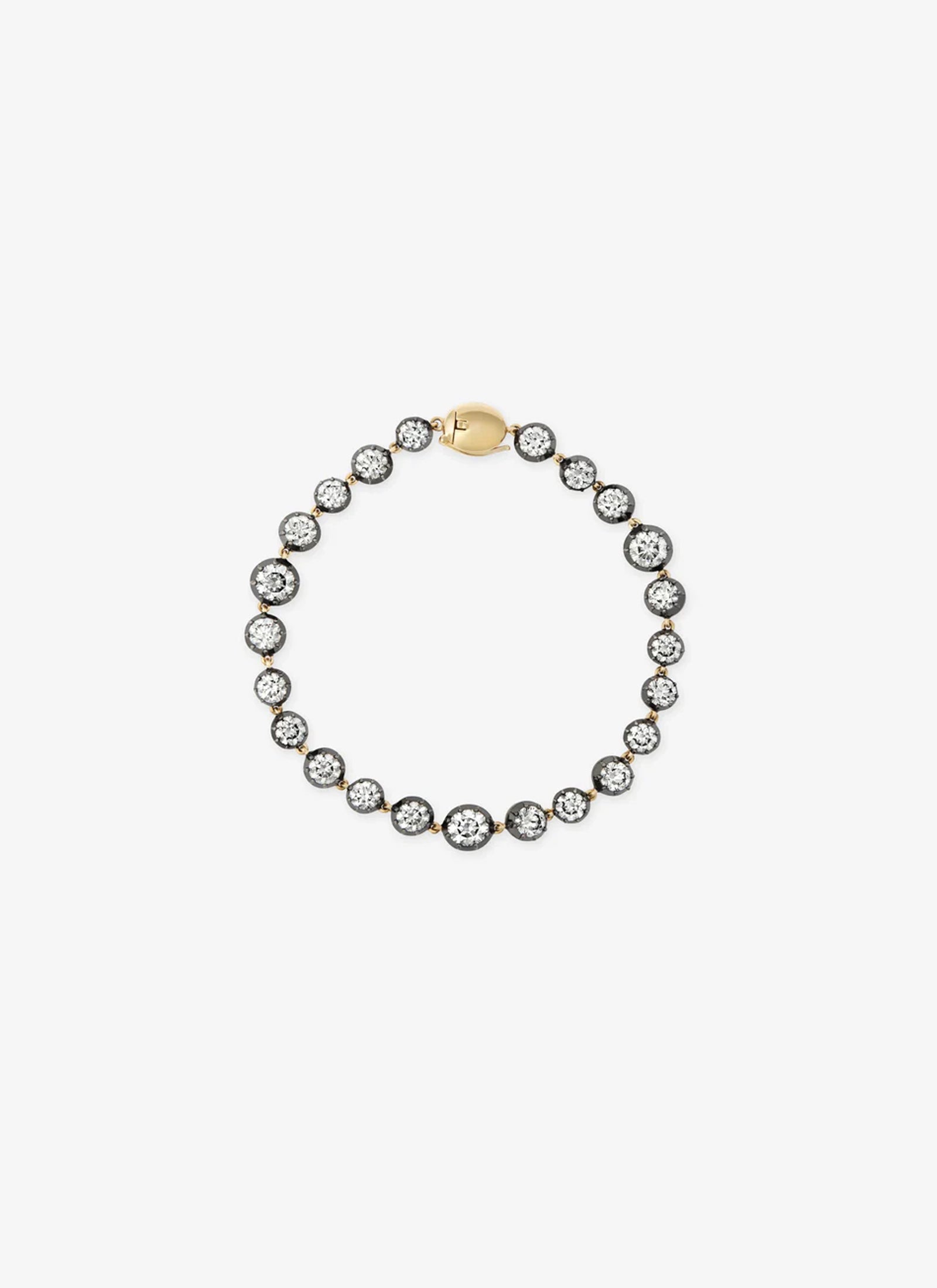 Bracelet - Signature Button Back Diamond