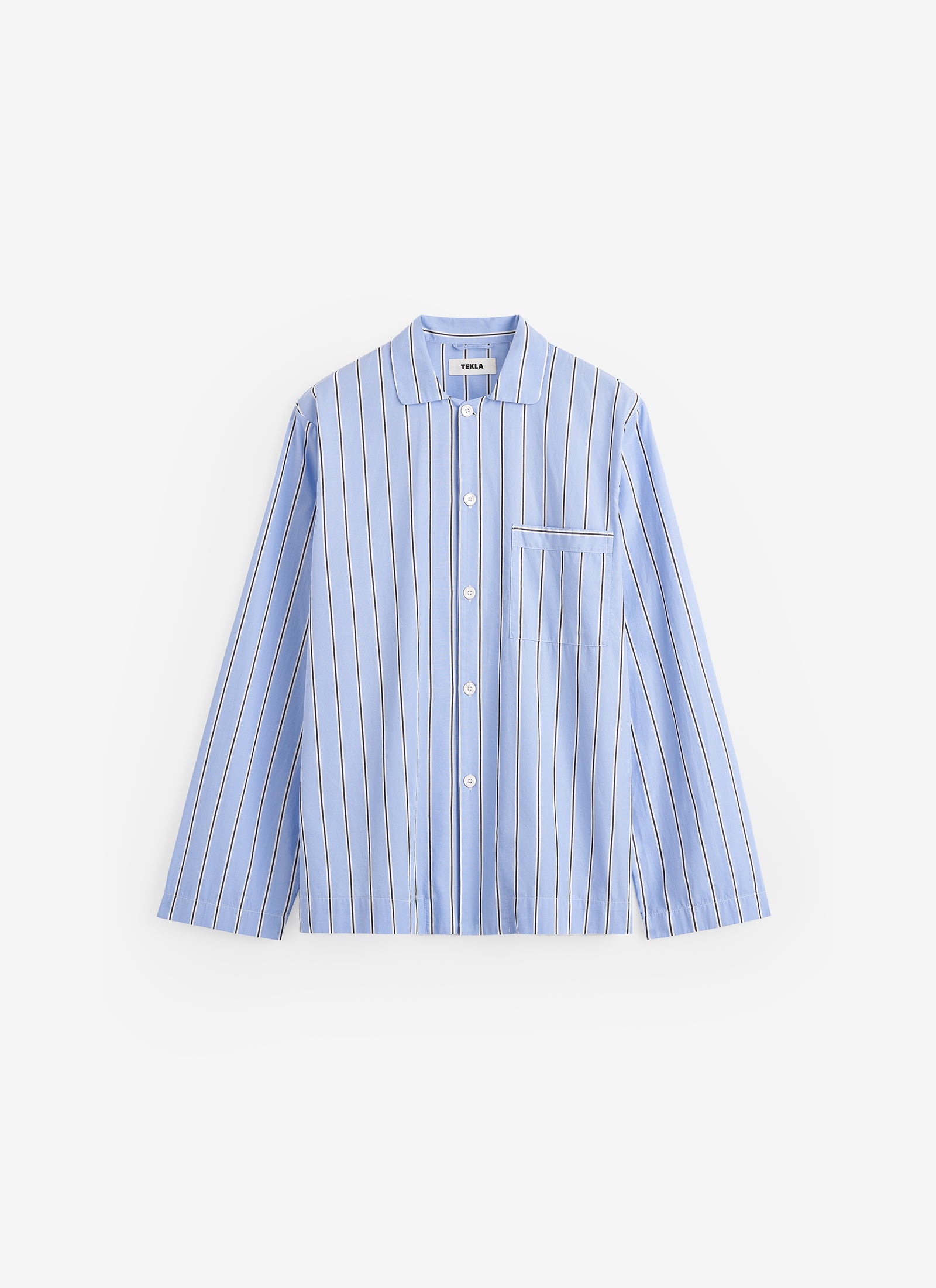 Poplin Sleep Shirt - Bassett Stripes