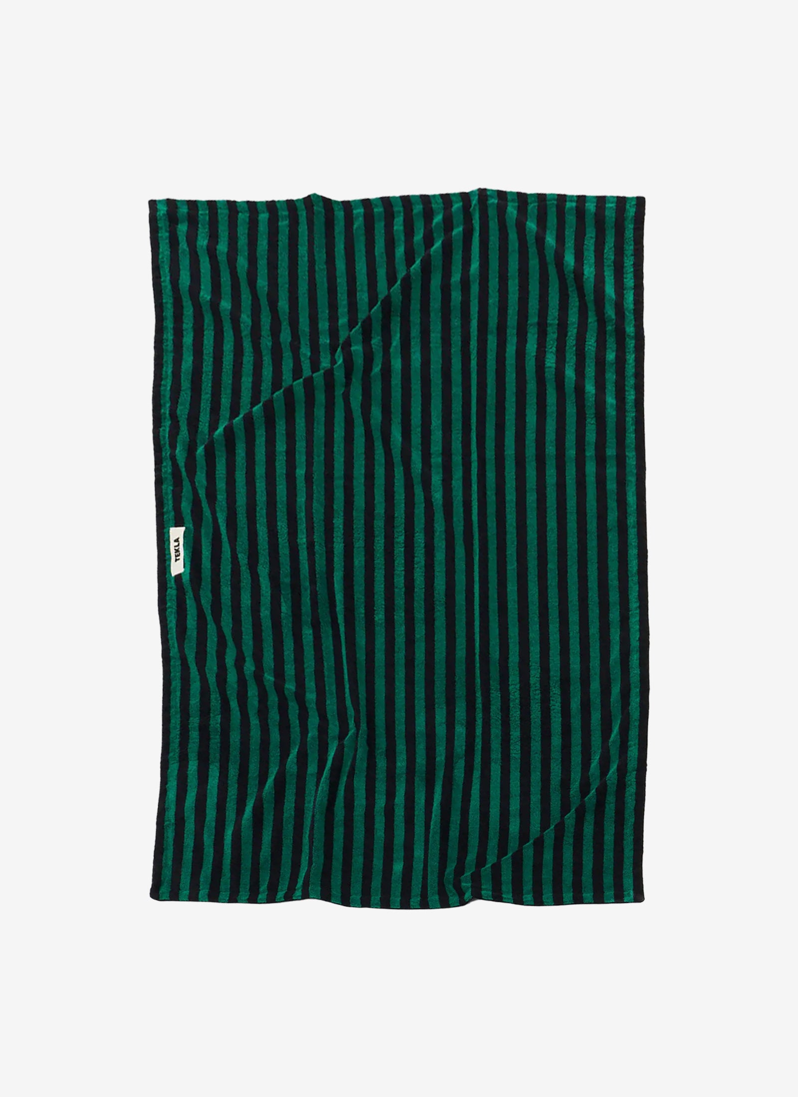 Organic Cotton Beach Towel Black and Ivy Simon James