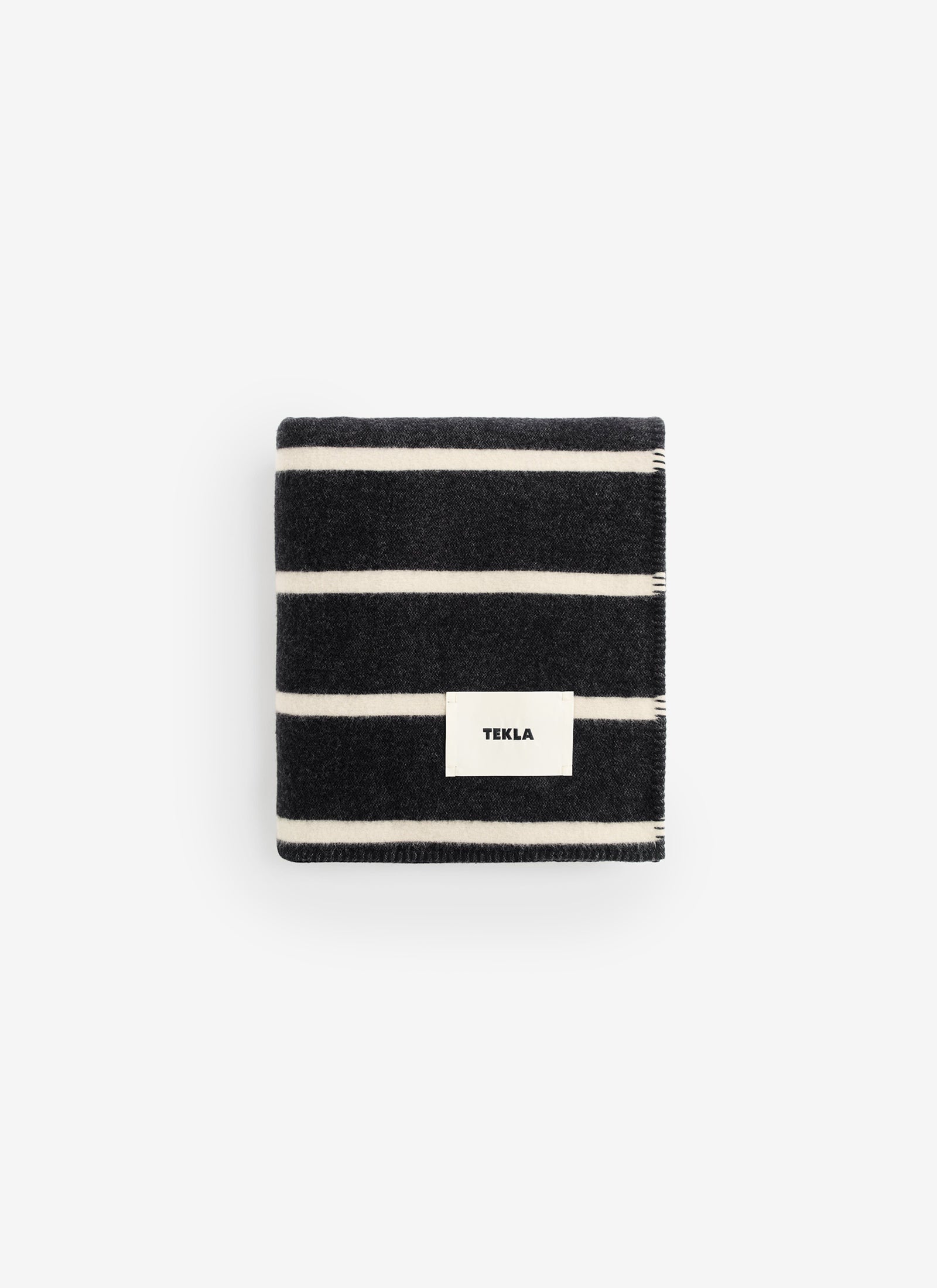 Lambswool Blanket - Starling Stripes