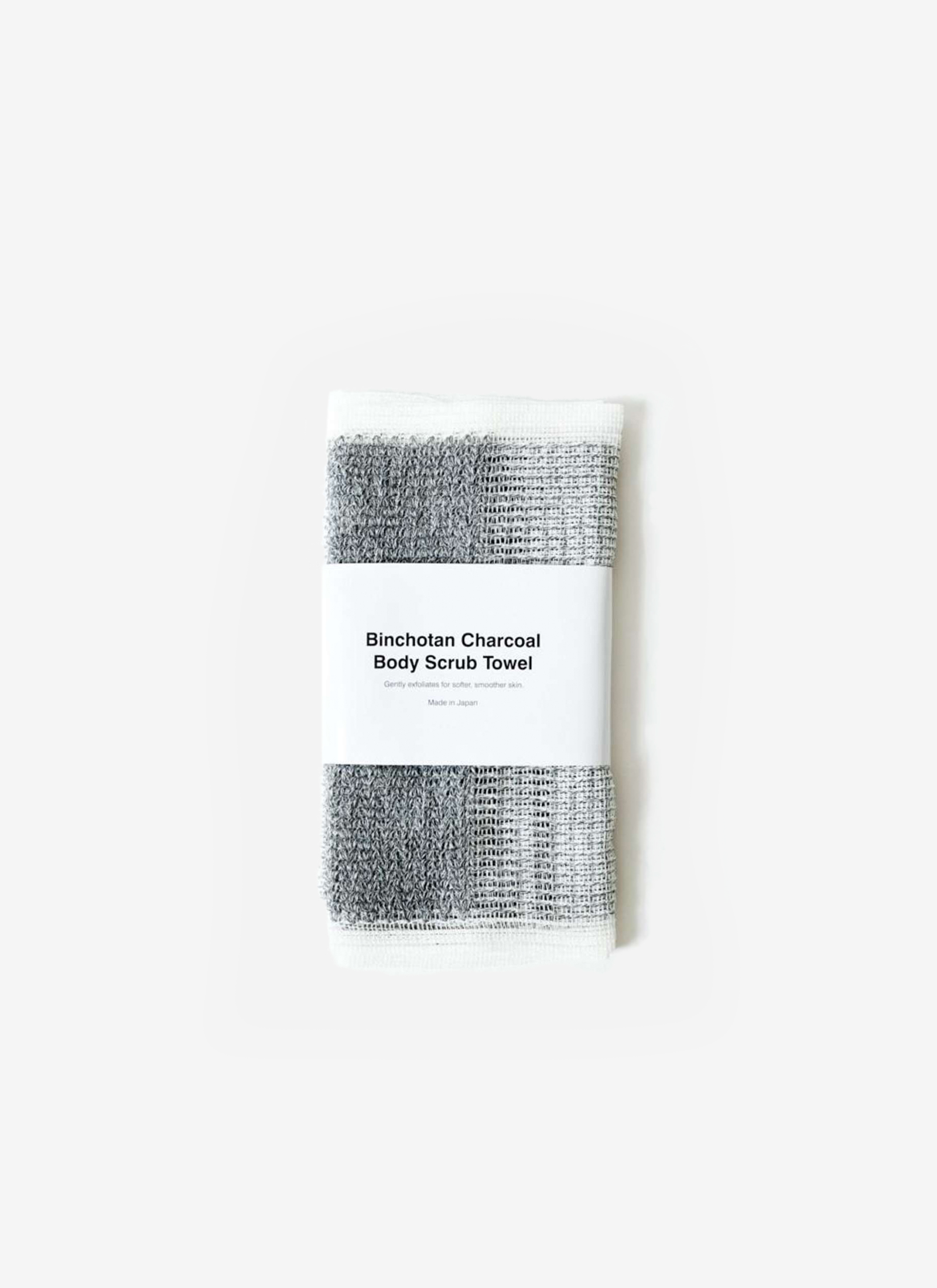 Binchotan Charcoal Body Scrub Towel