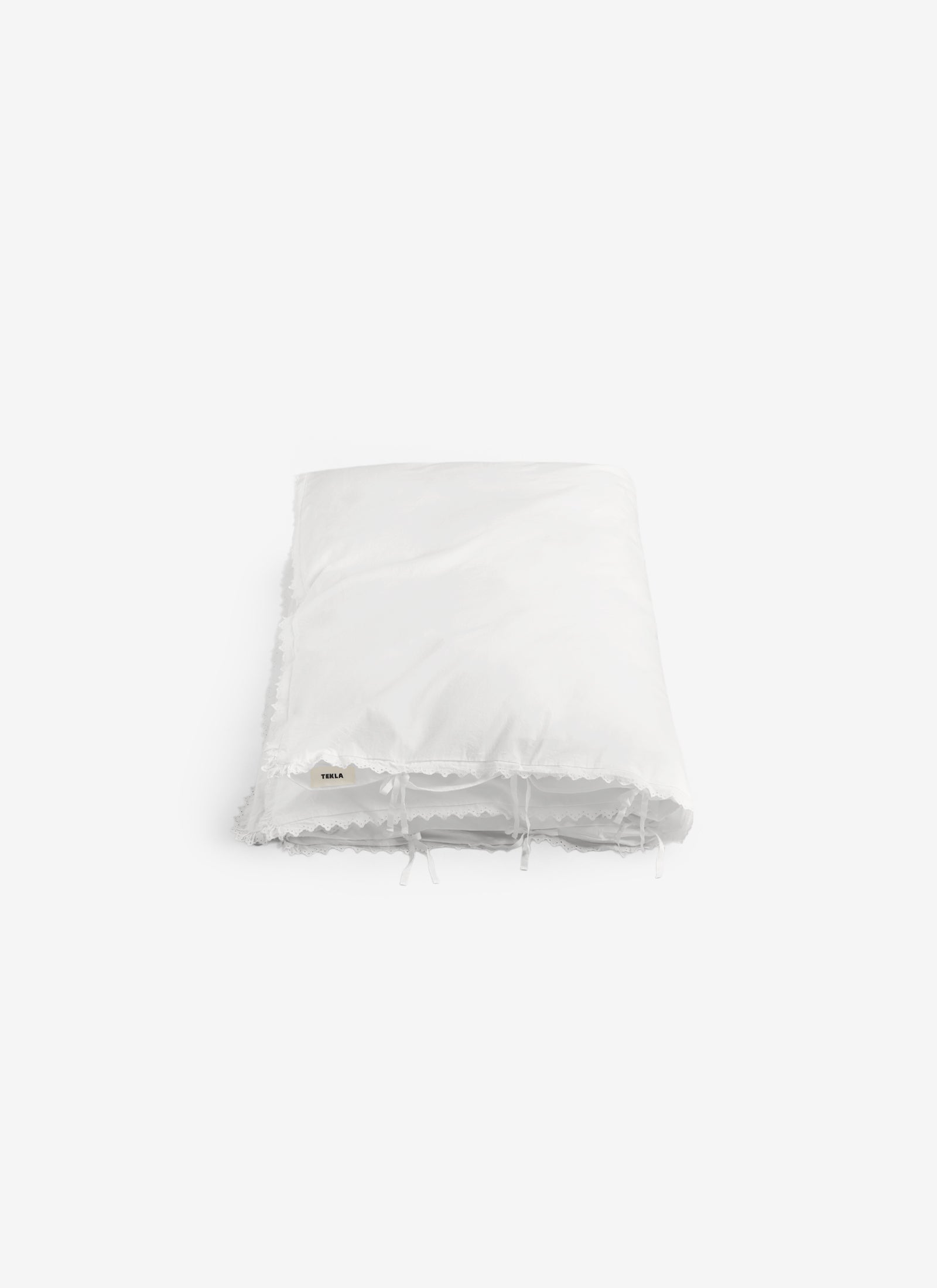 Broderie Anglaise Duvet Cover - Anais in Broken White