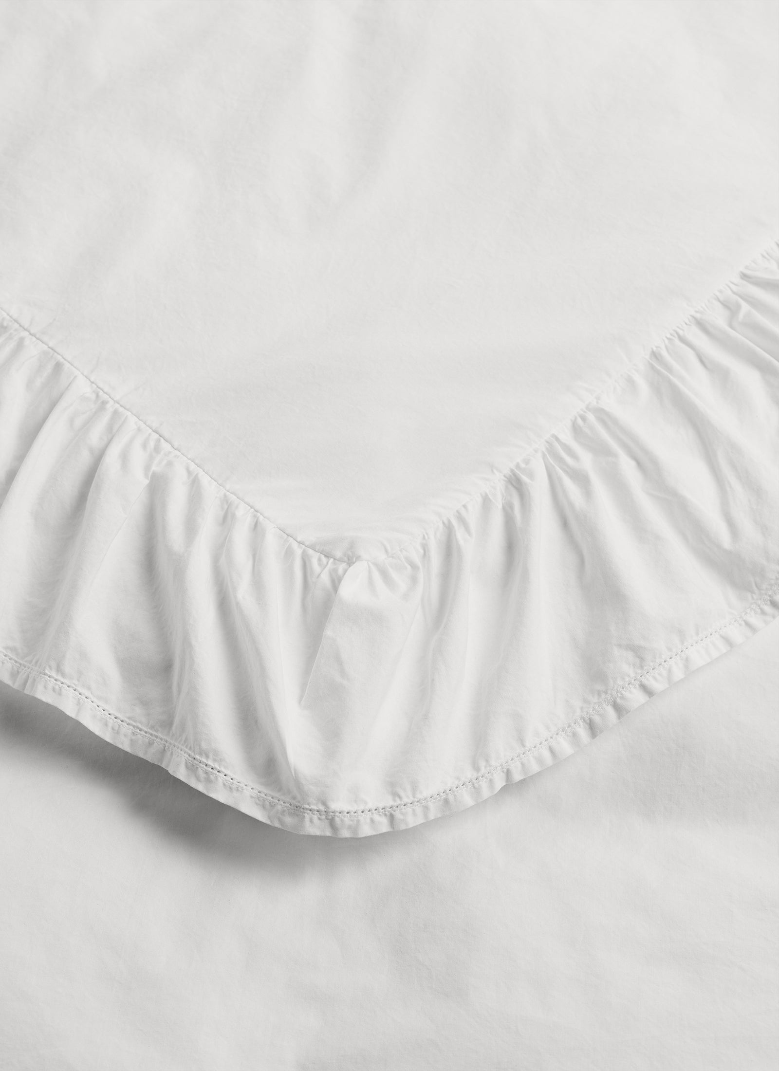 Broderie Anglaise Duvet Cover - Elodie in Broken White