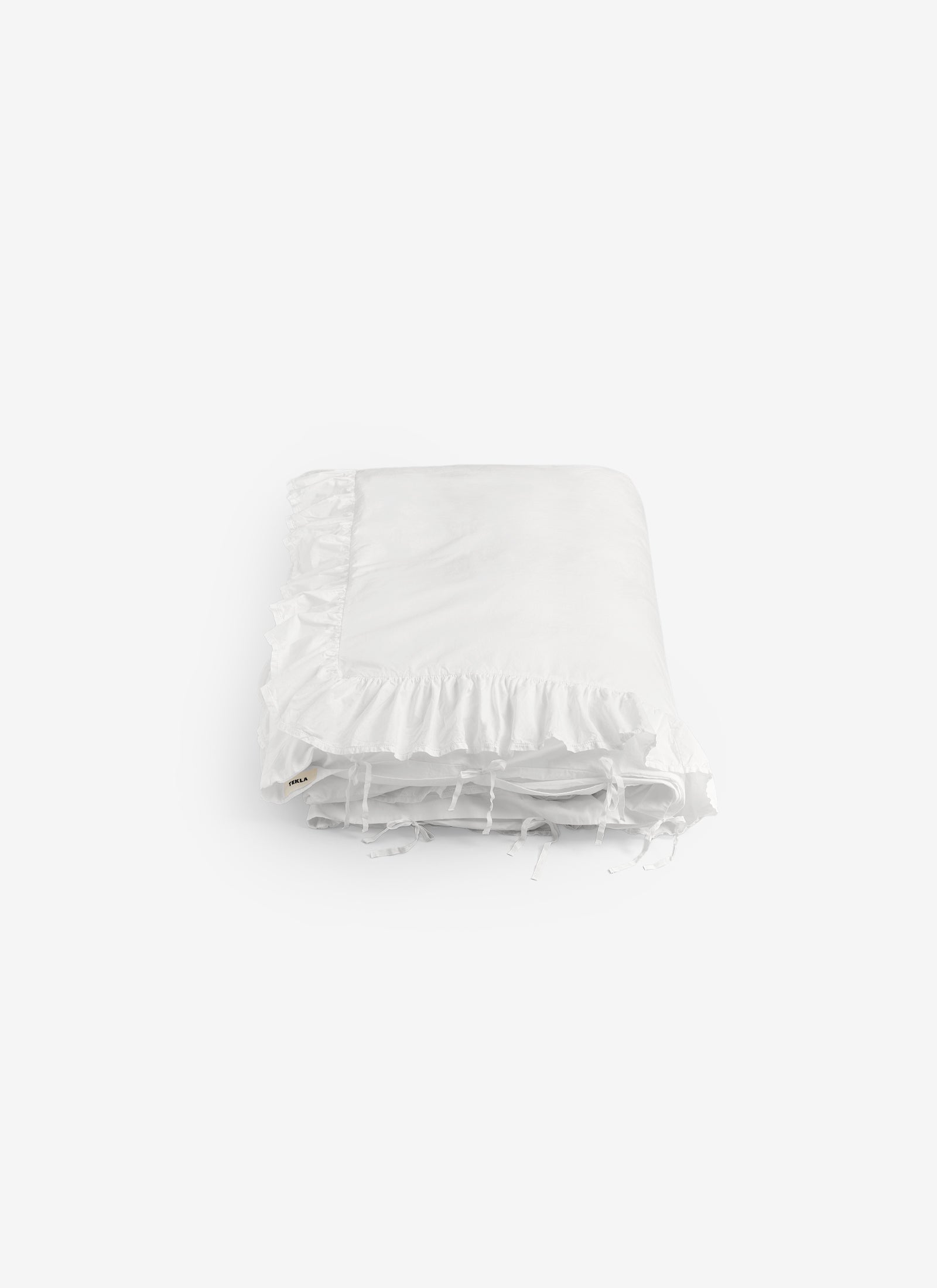Broderie Anglaise Duvet Cover - Elodie in Broken White