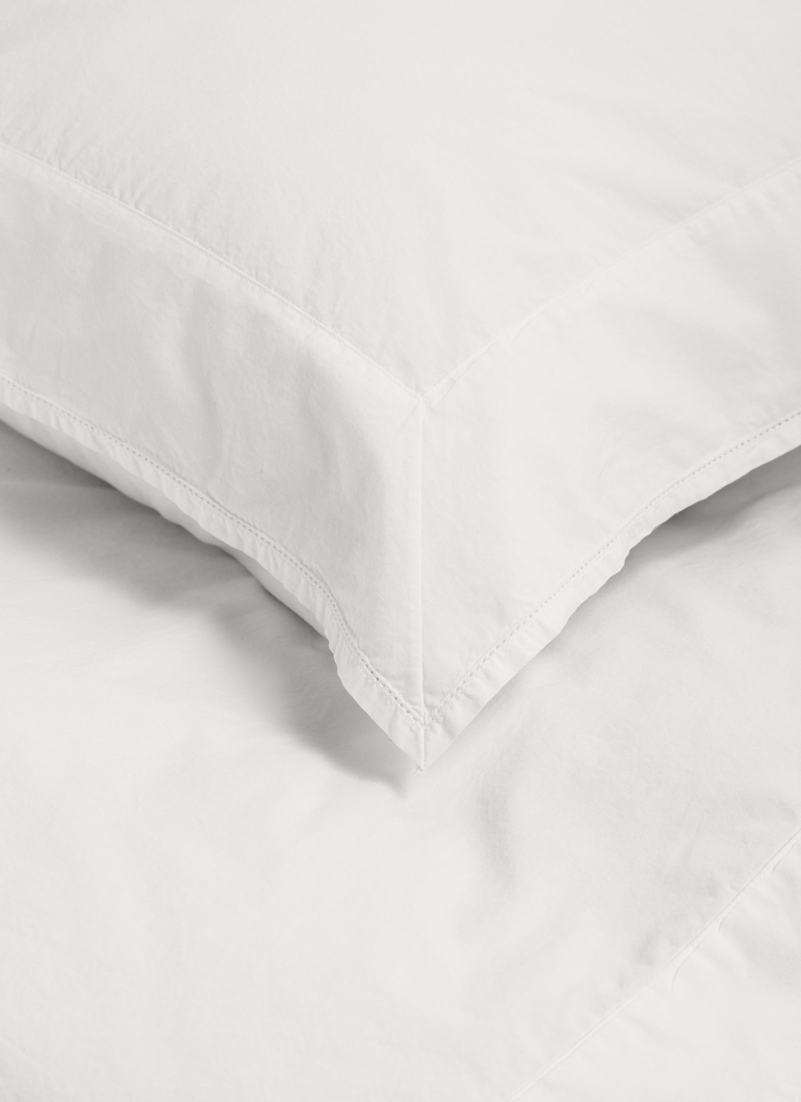 Broderie Anglaise Pillowcases - Odette in Broken White - Pair