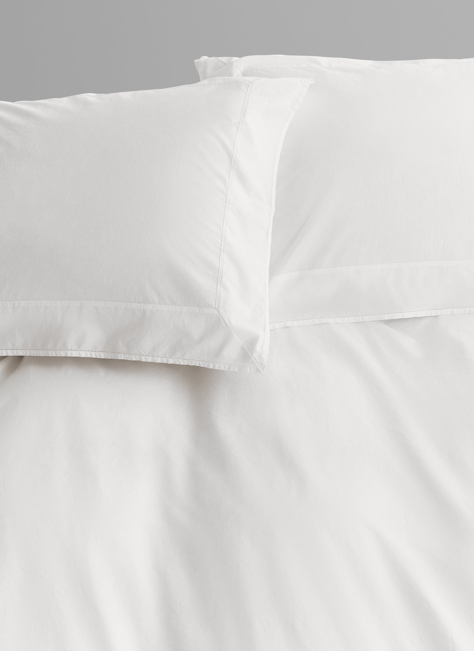 Broderie Anglaise Pillowcases - Odette in Broken White - Pair