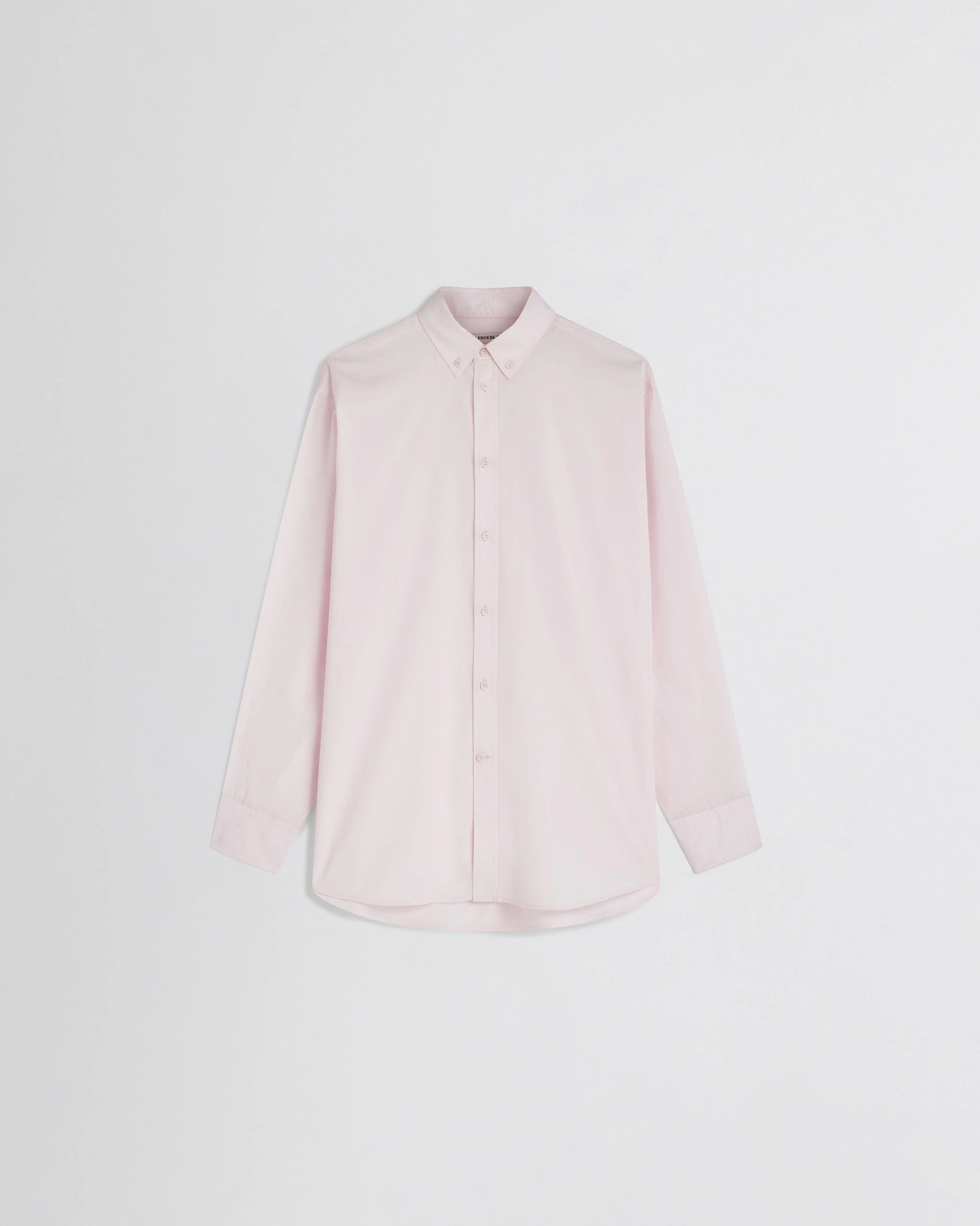 Button Collar Shirt - Pale Pink