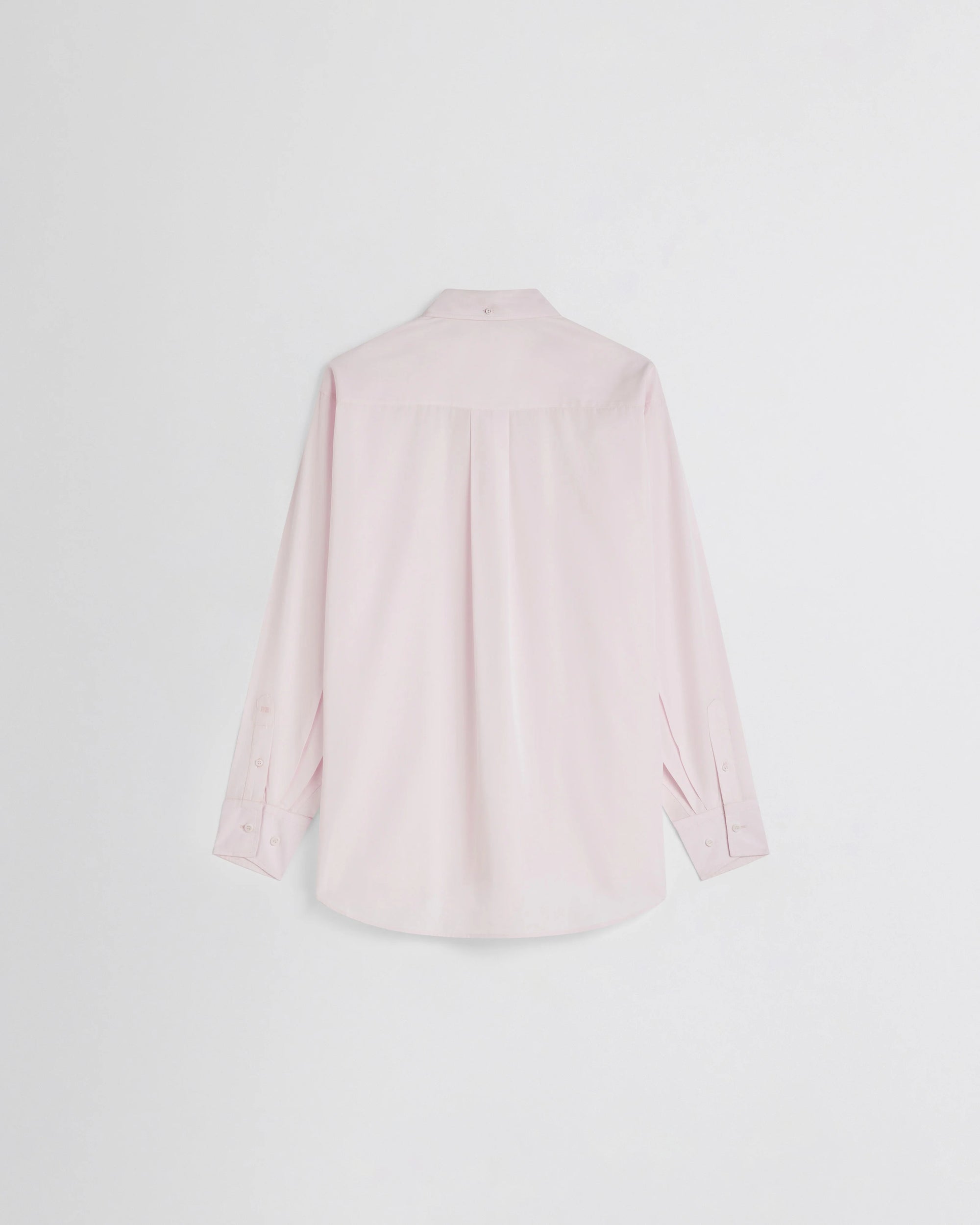 Button Collar Shirt - Pale Pink