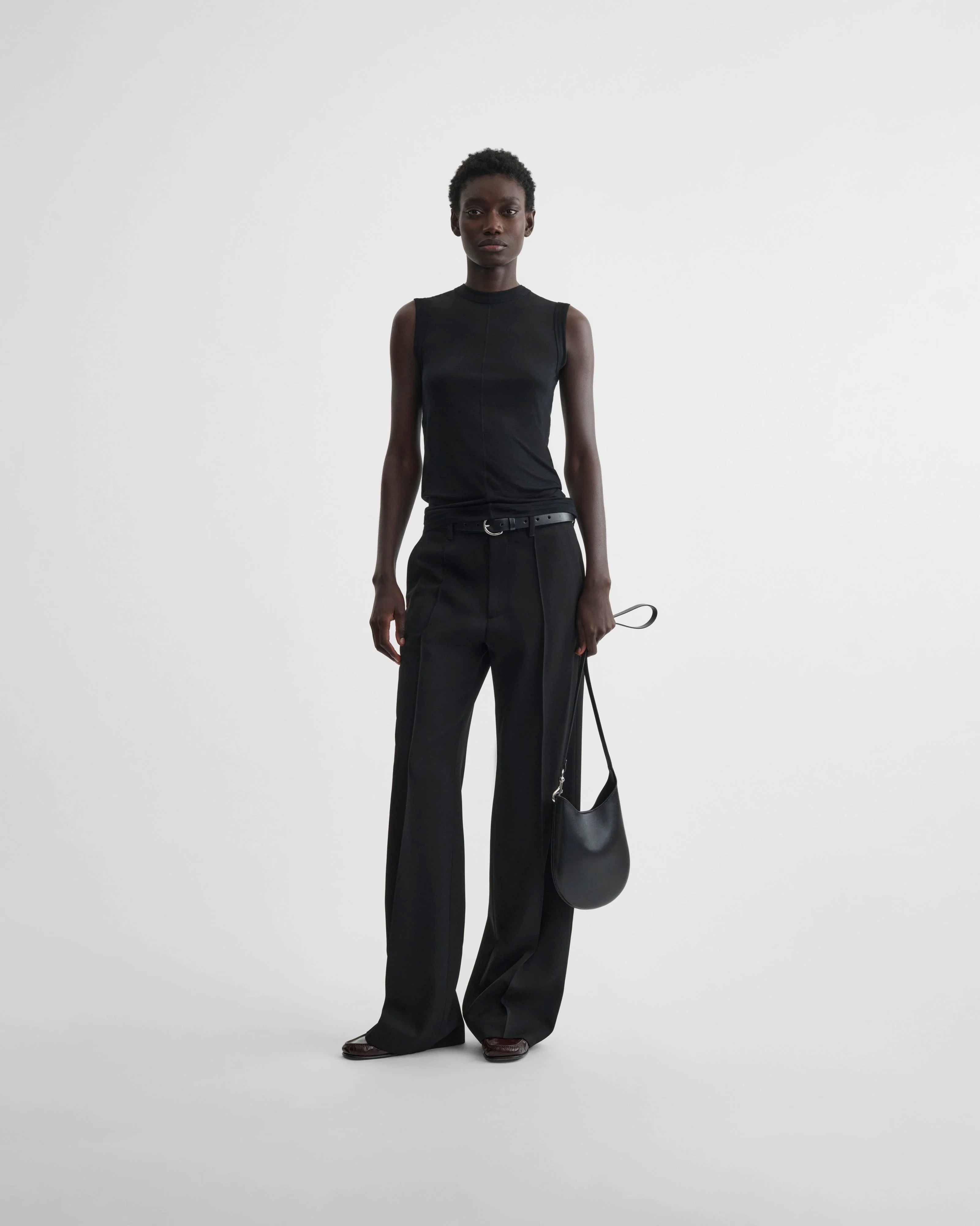Ultra Fine Tank with Cotton Tape - Black