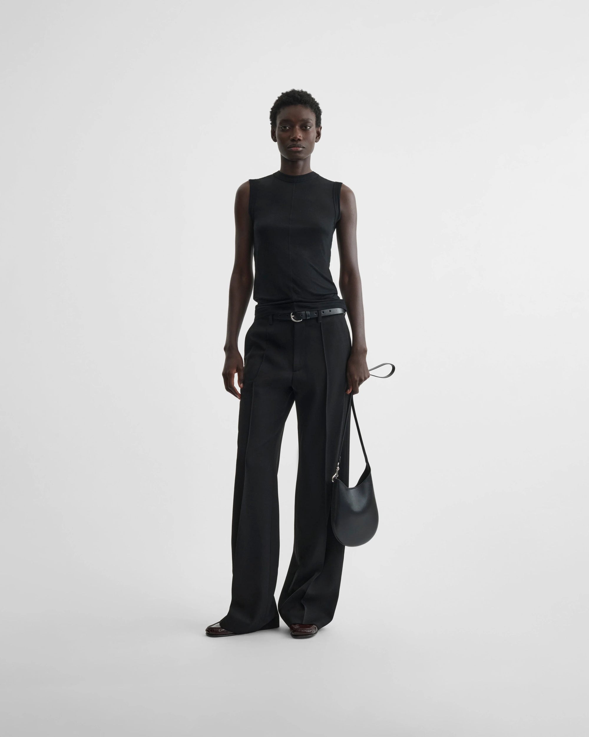 Ultra Fine Tank with Cotton Tape - Black