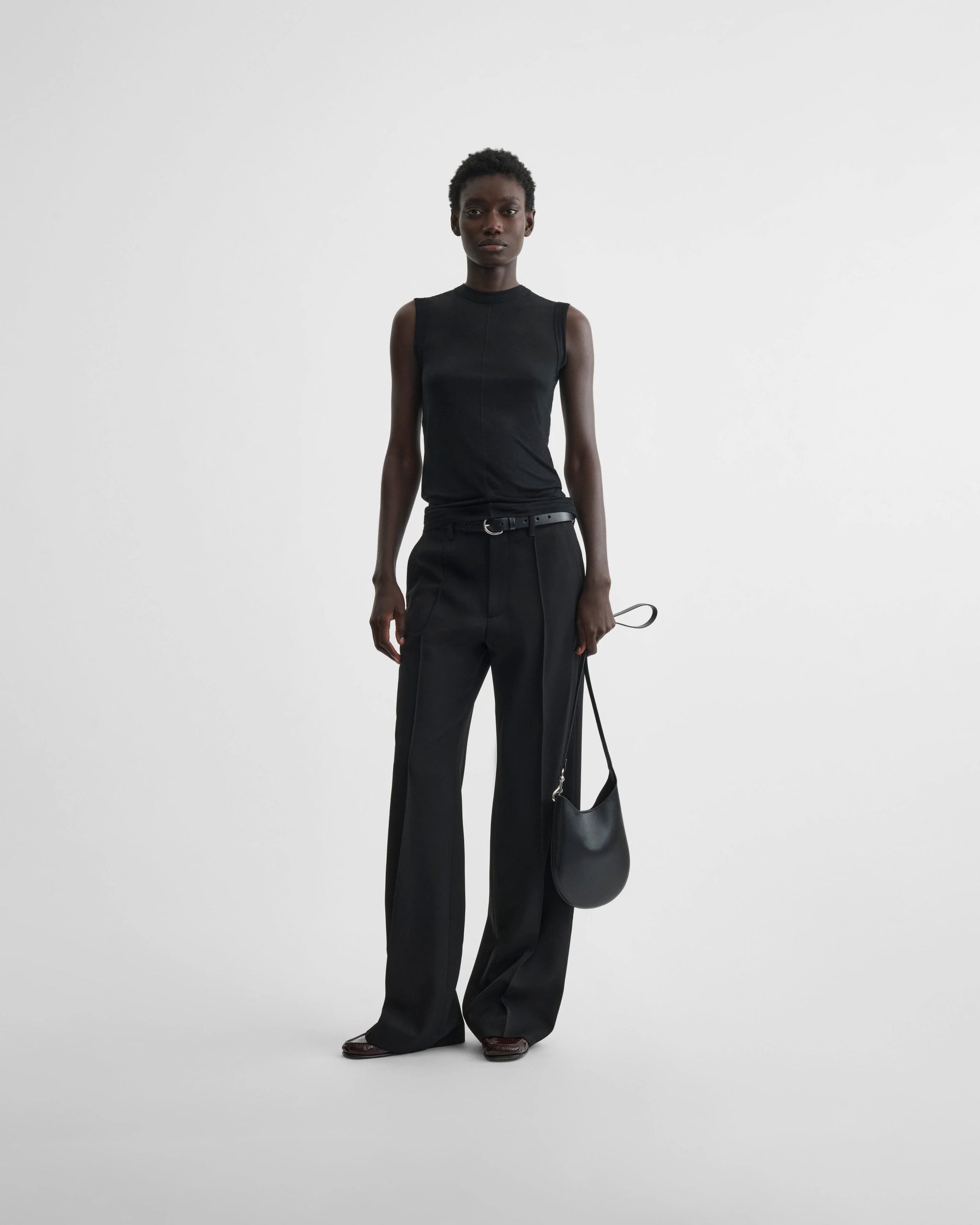 Ultra Fine Tank with Cotton Tape - Black
