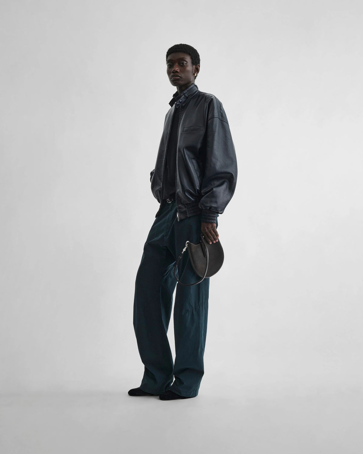 Mini Bean Sling Bag - Chocolate Brown