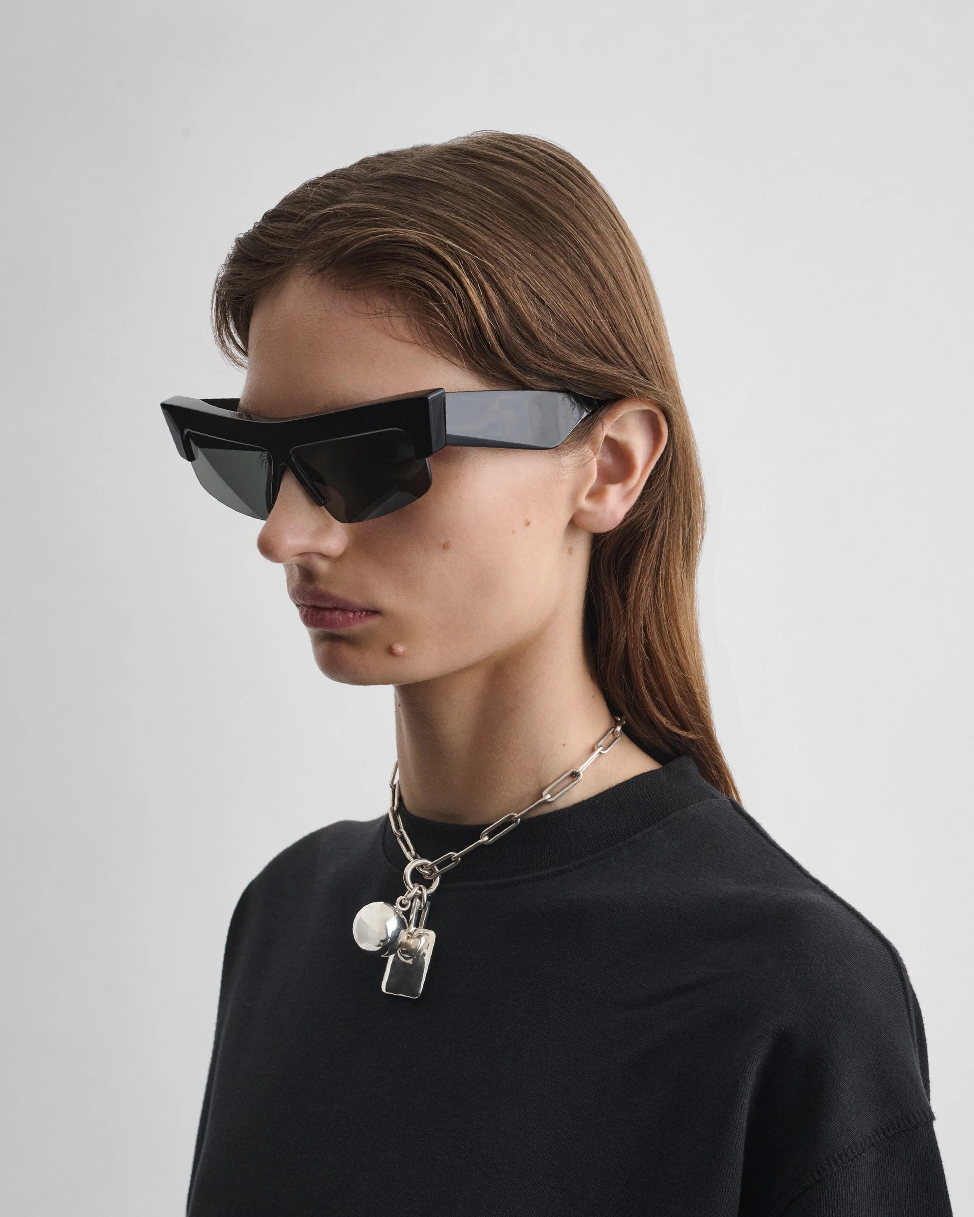 Sliced Cruise Sunglasses - Black/Black