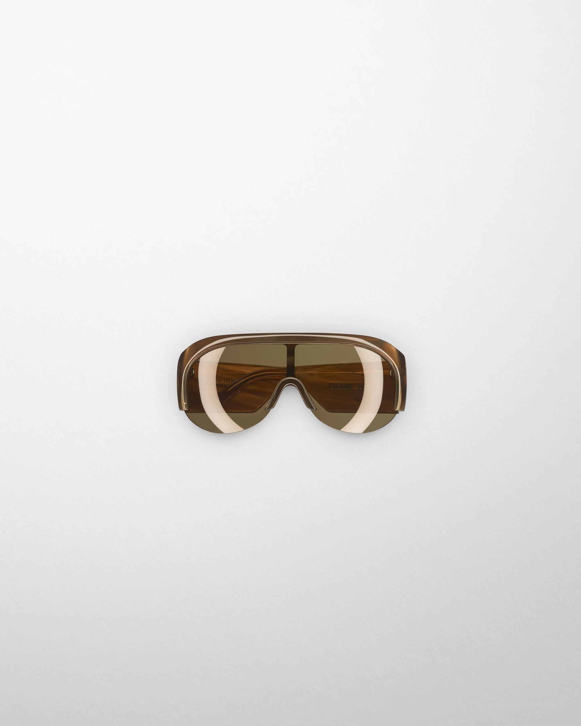 Half Bombé Sunglasses in Dark Khaki
