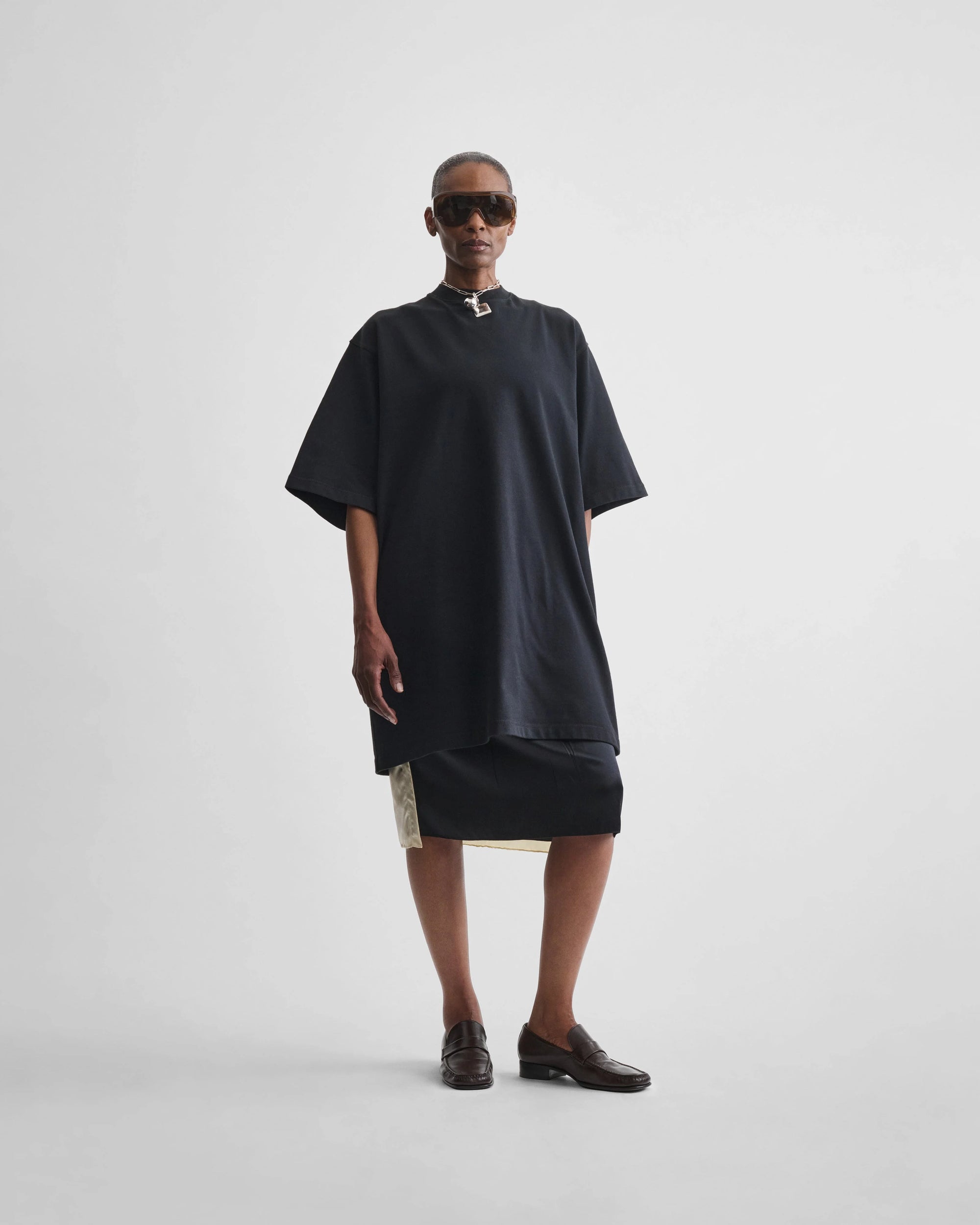 Slip Skirt in Black