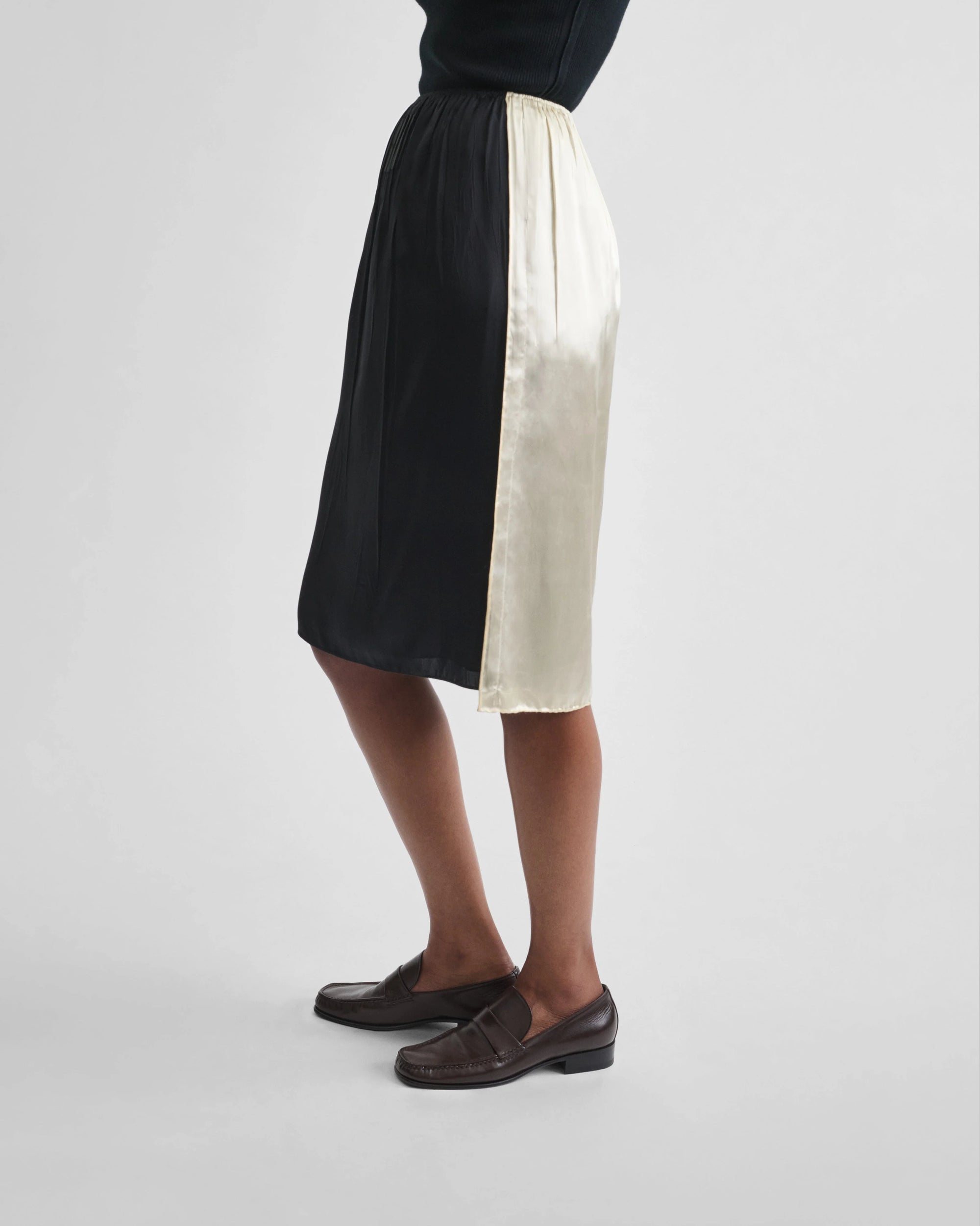 Slip Skirt in Black