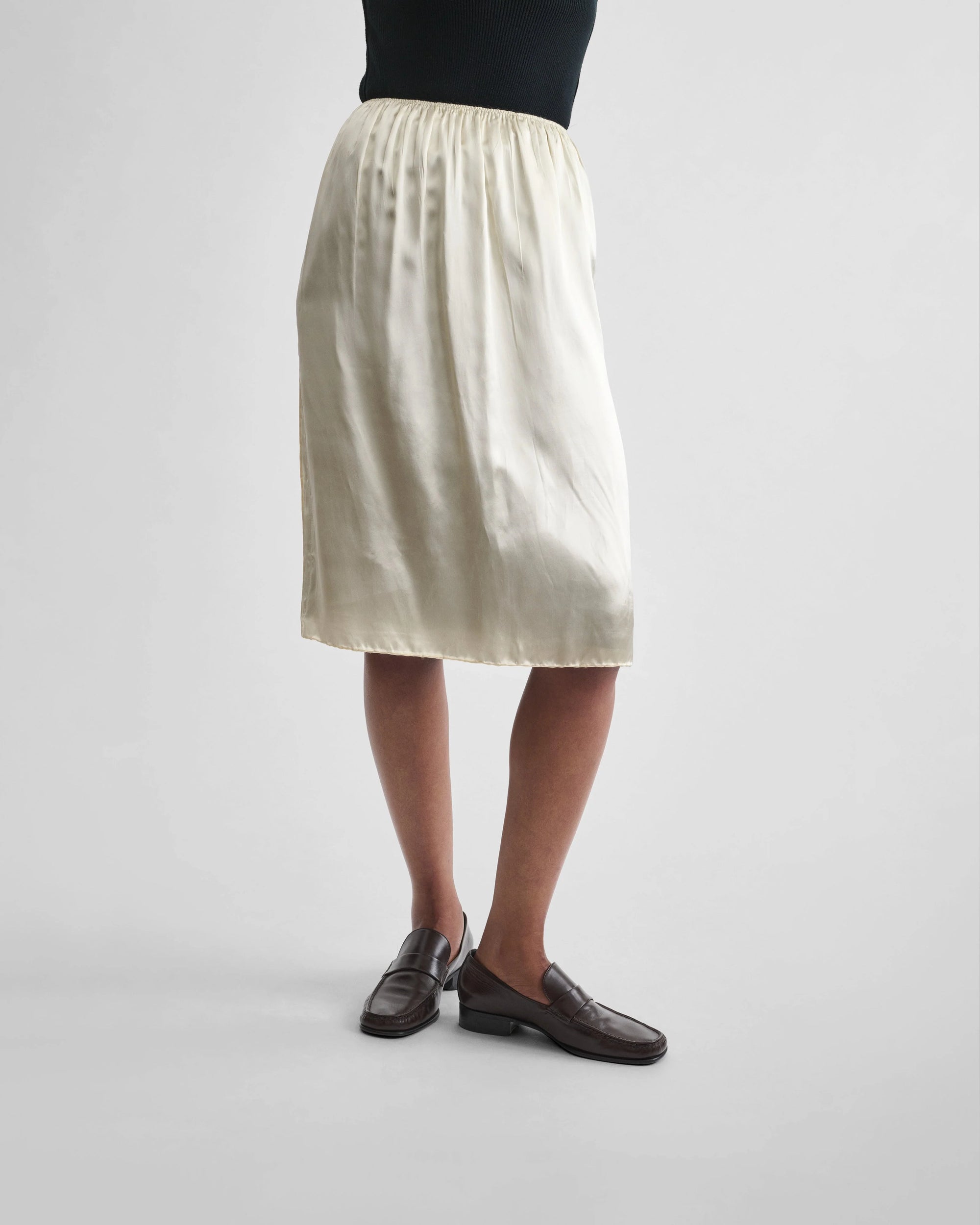 Slip Skirt in Black