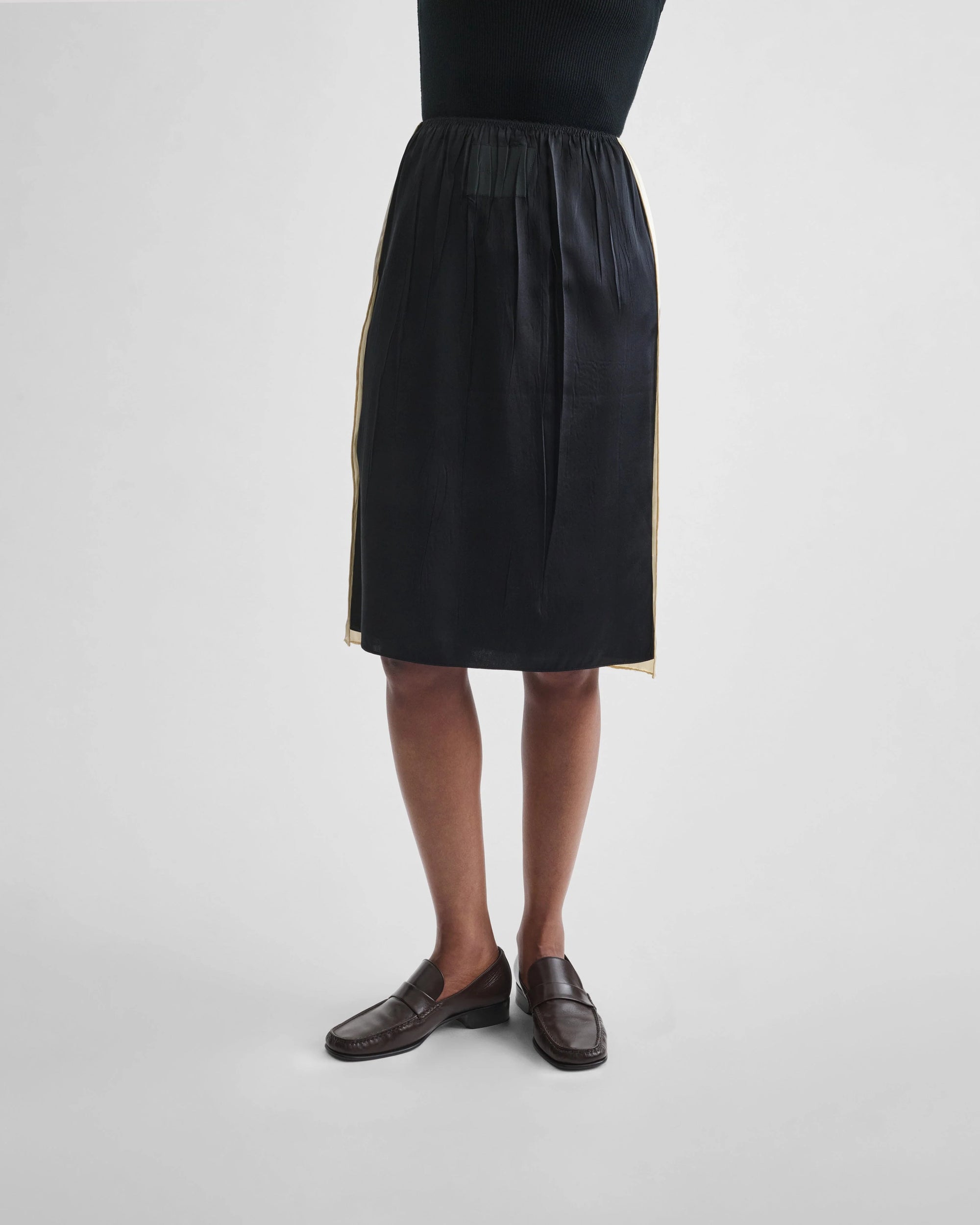 Slip Skirt in Black