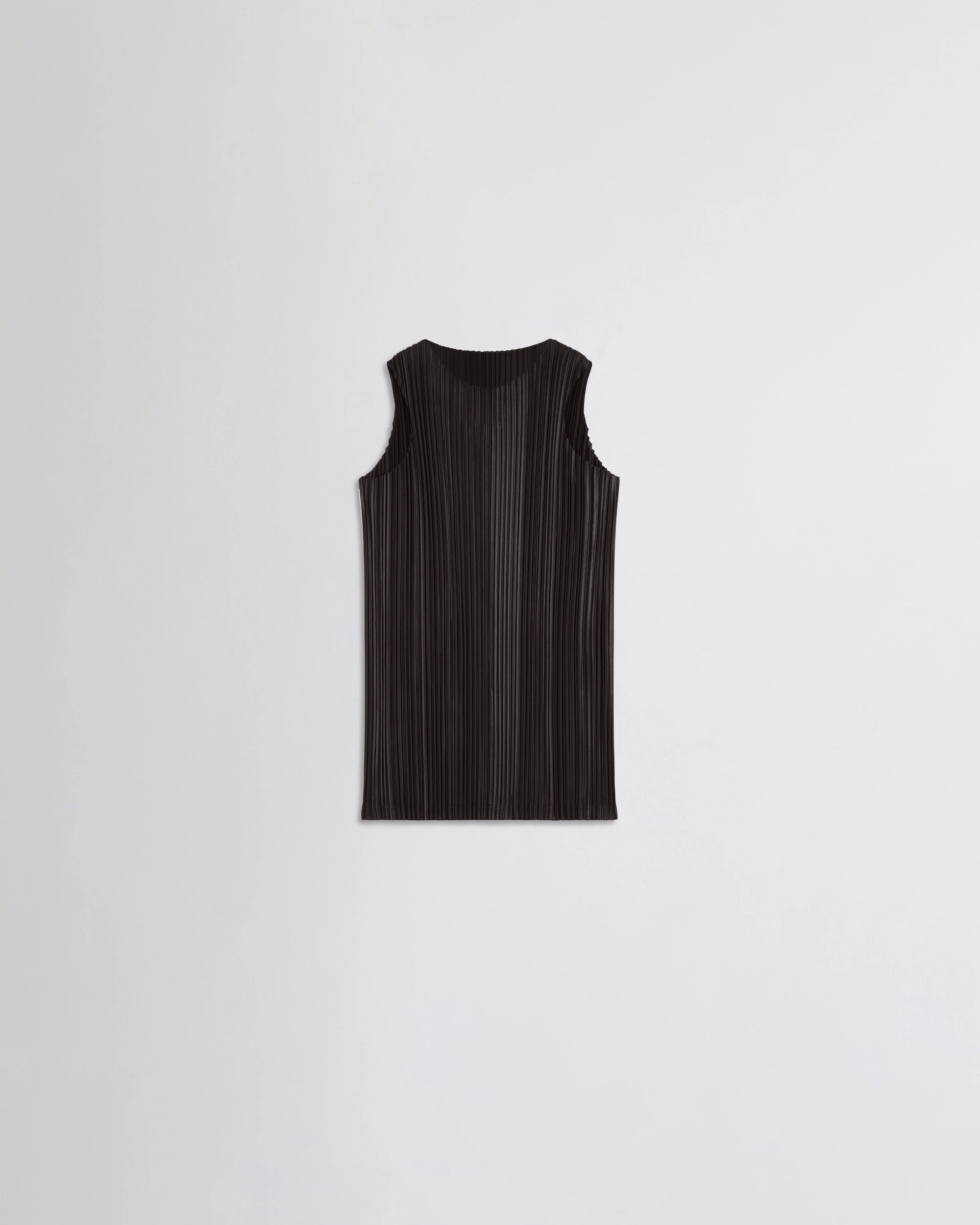 Razor Pleat Tank - Black