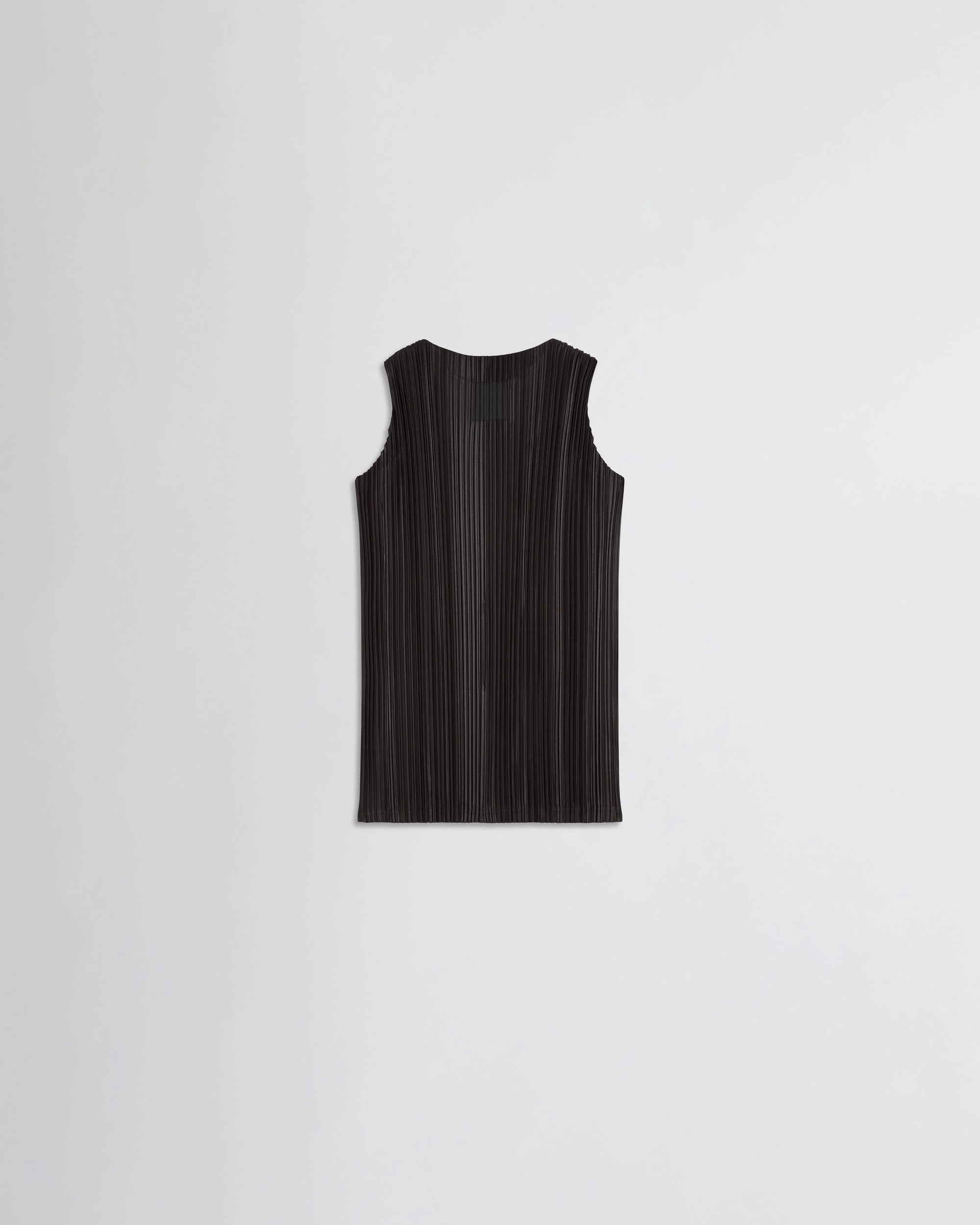 Razor Pleat Tank - Black