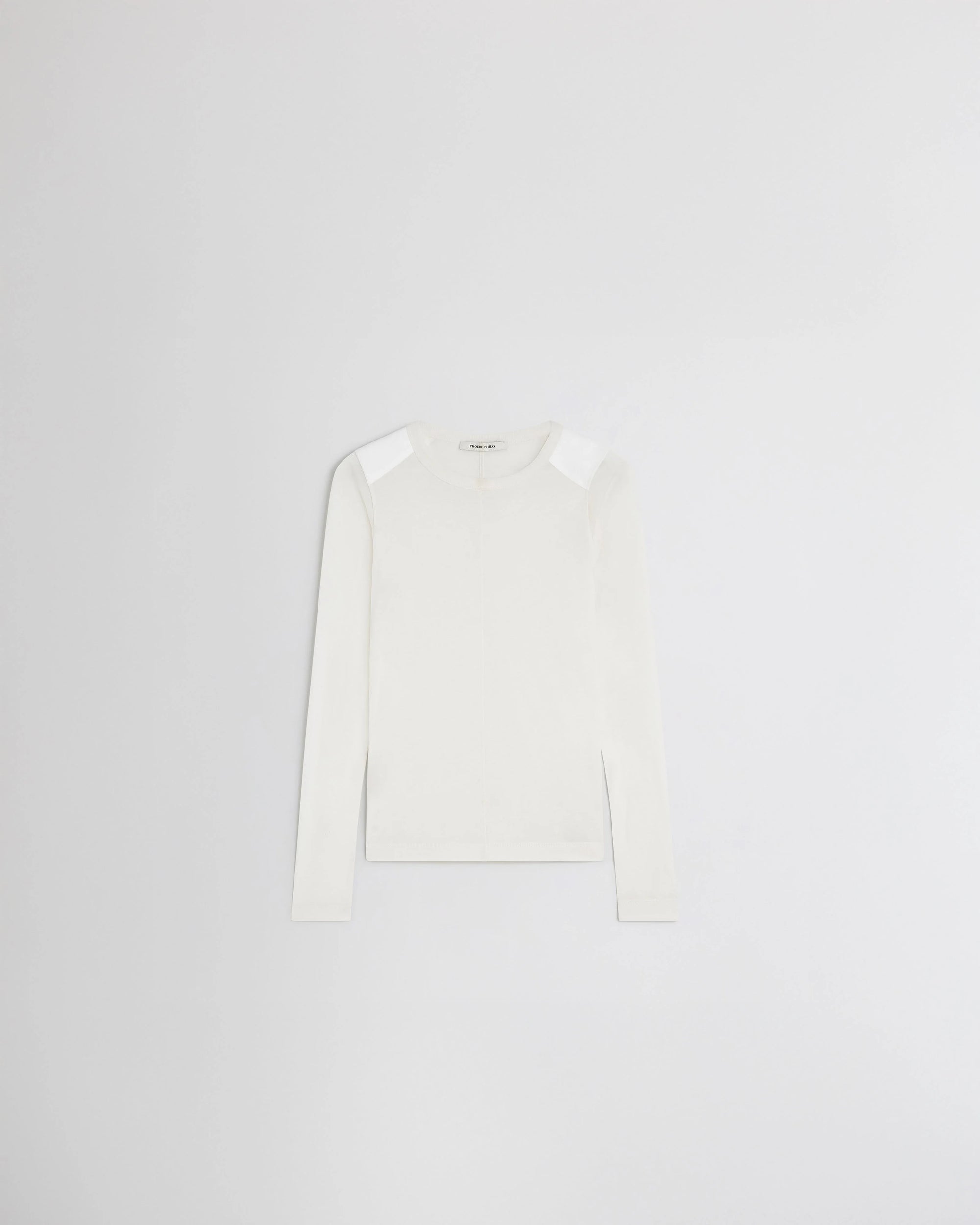 Ultra Fine L/S Top with Utility Patches - Ivory