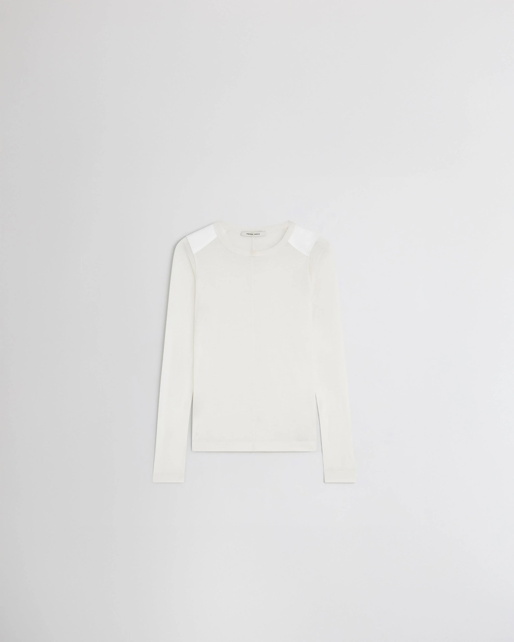 Ultra Fine L/S Top with Utility Patches - Ivory