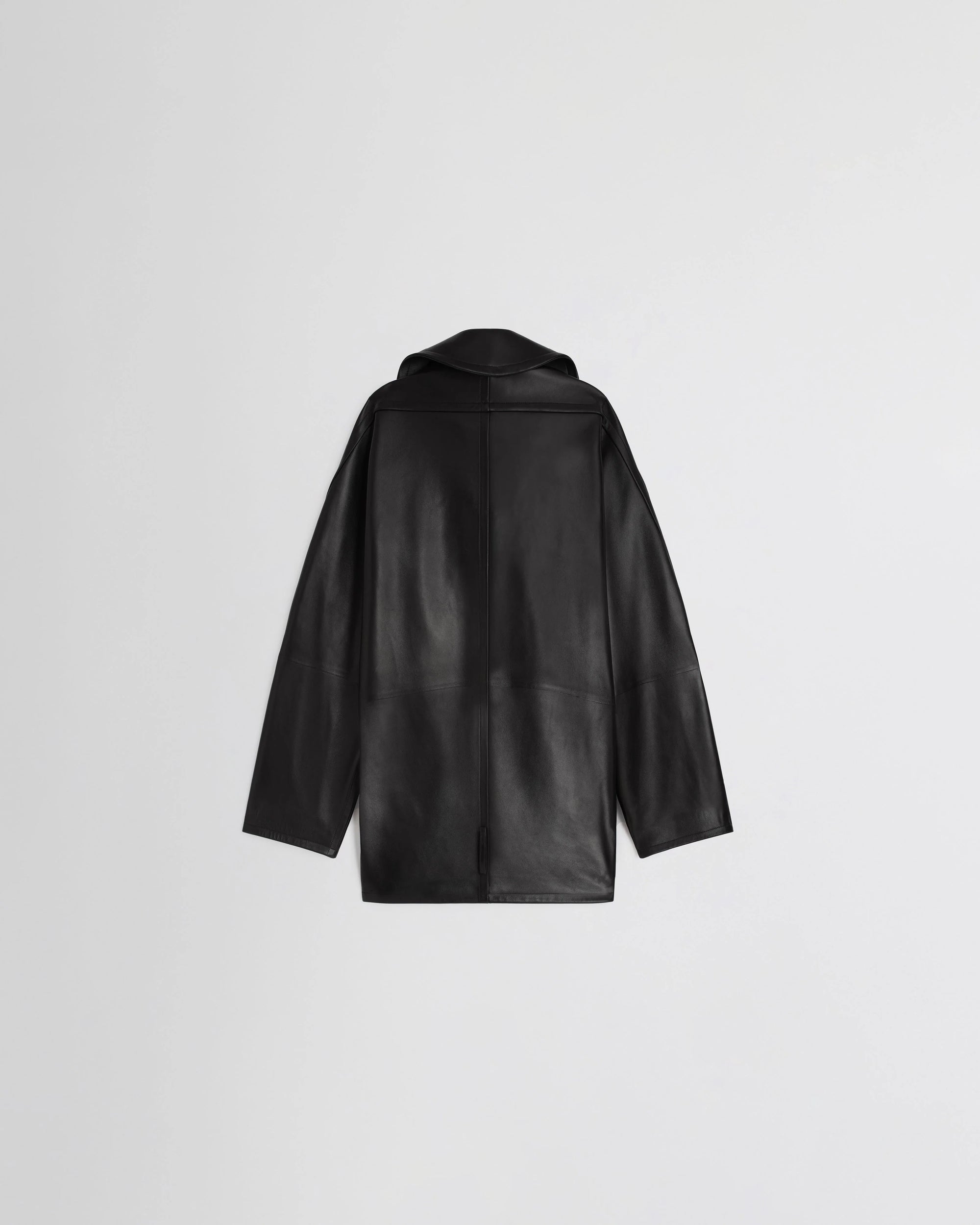 Swathe Leather Jacket - Black