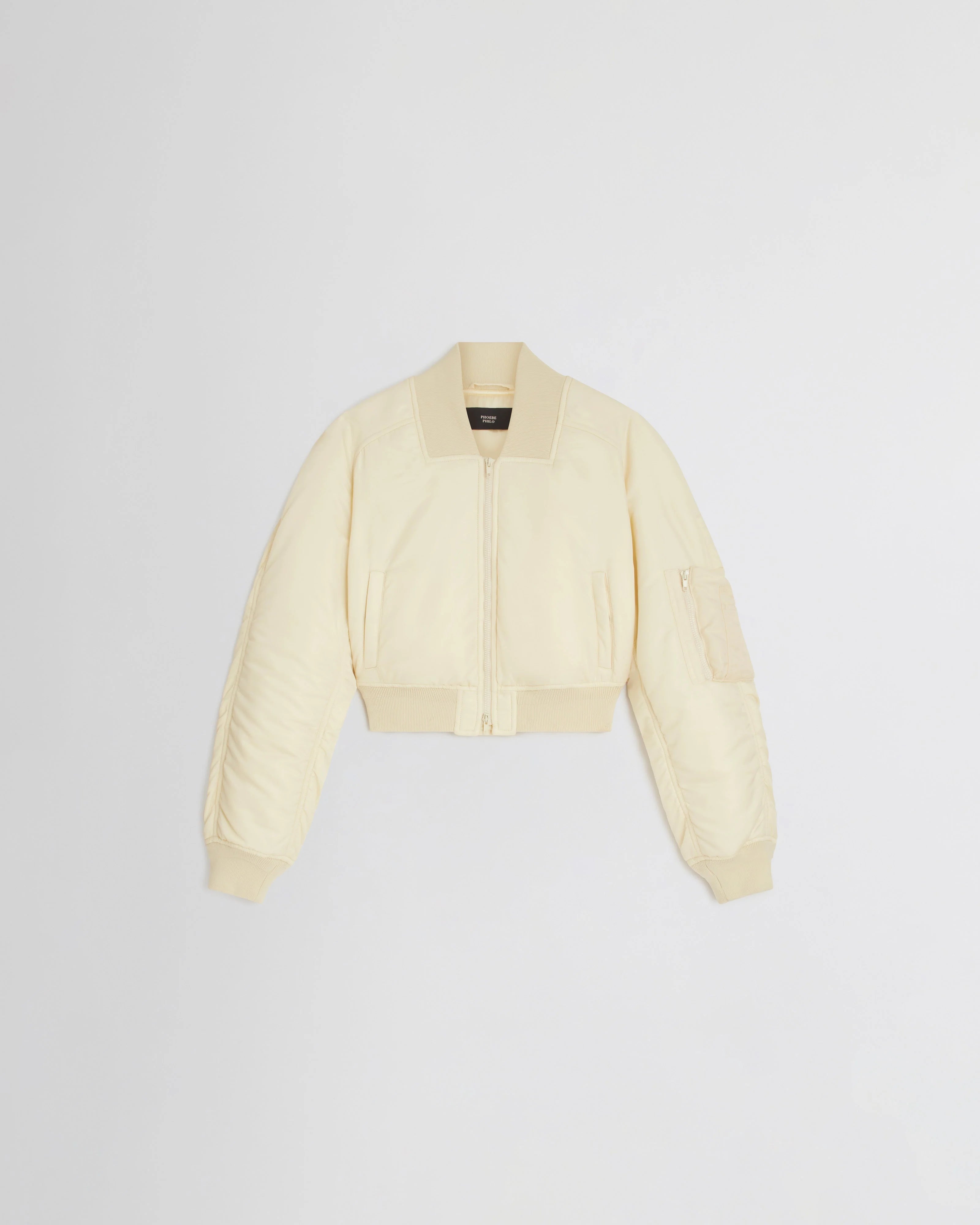 Shrunken Bomber - Cream