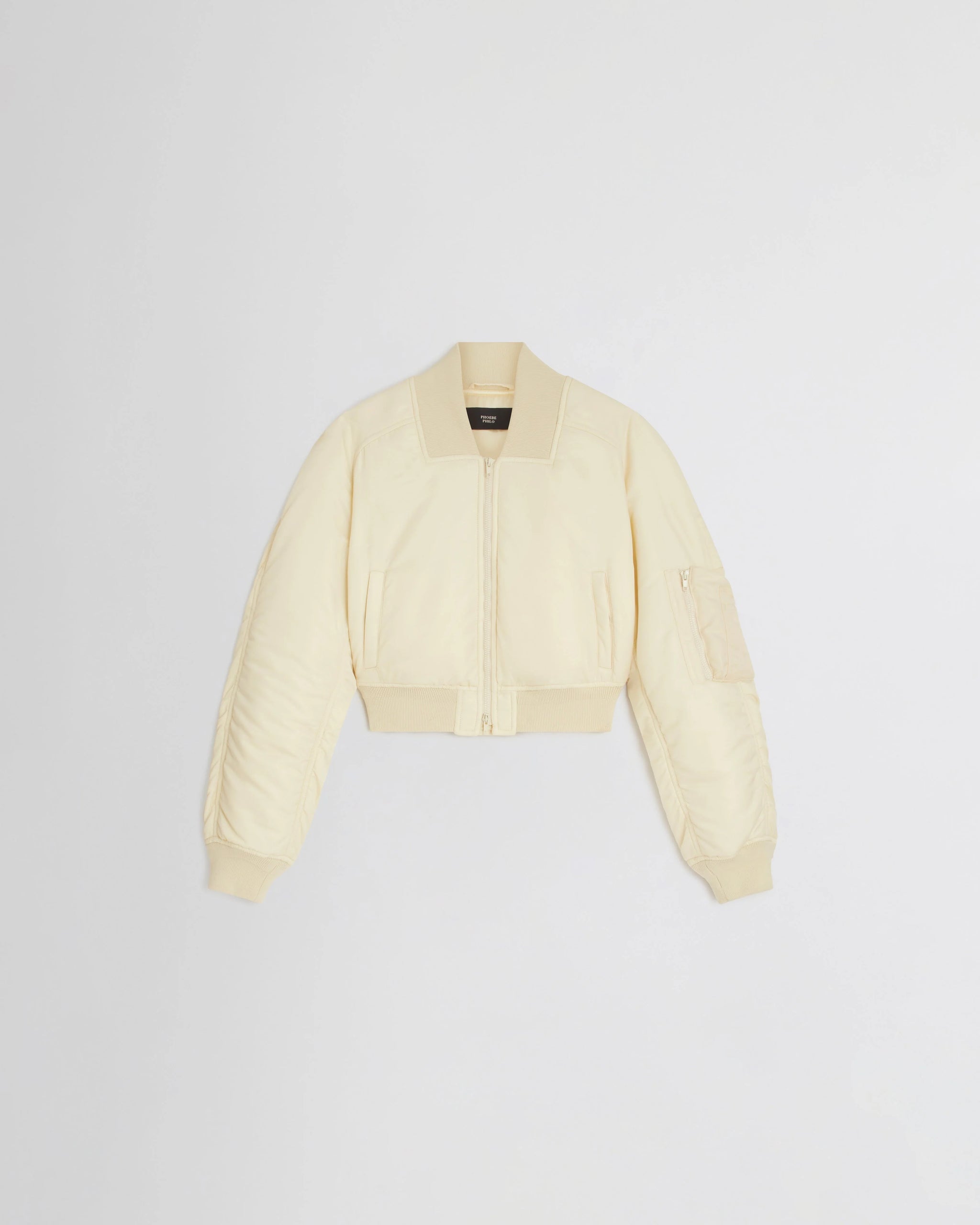 Shrunken Bomber - Cream