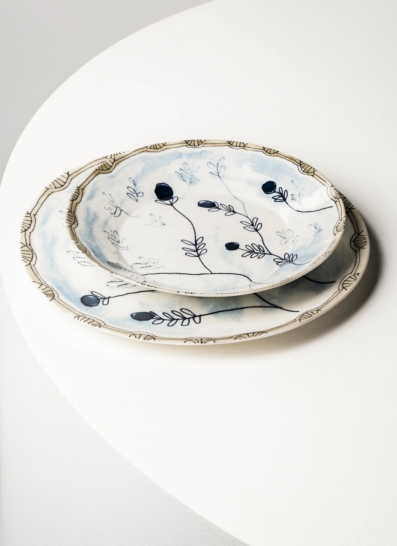 Serax x Marni Small Deep Plate - Mirtillo Tea (Set of 2)