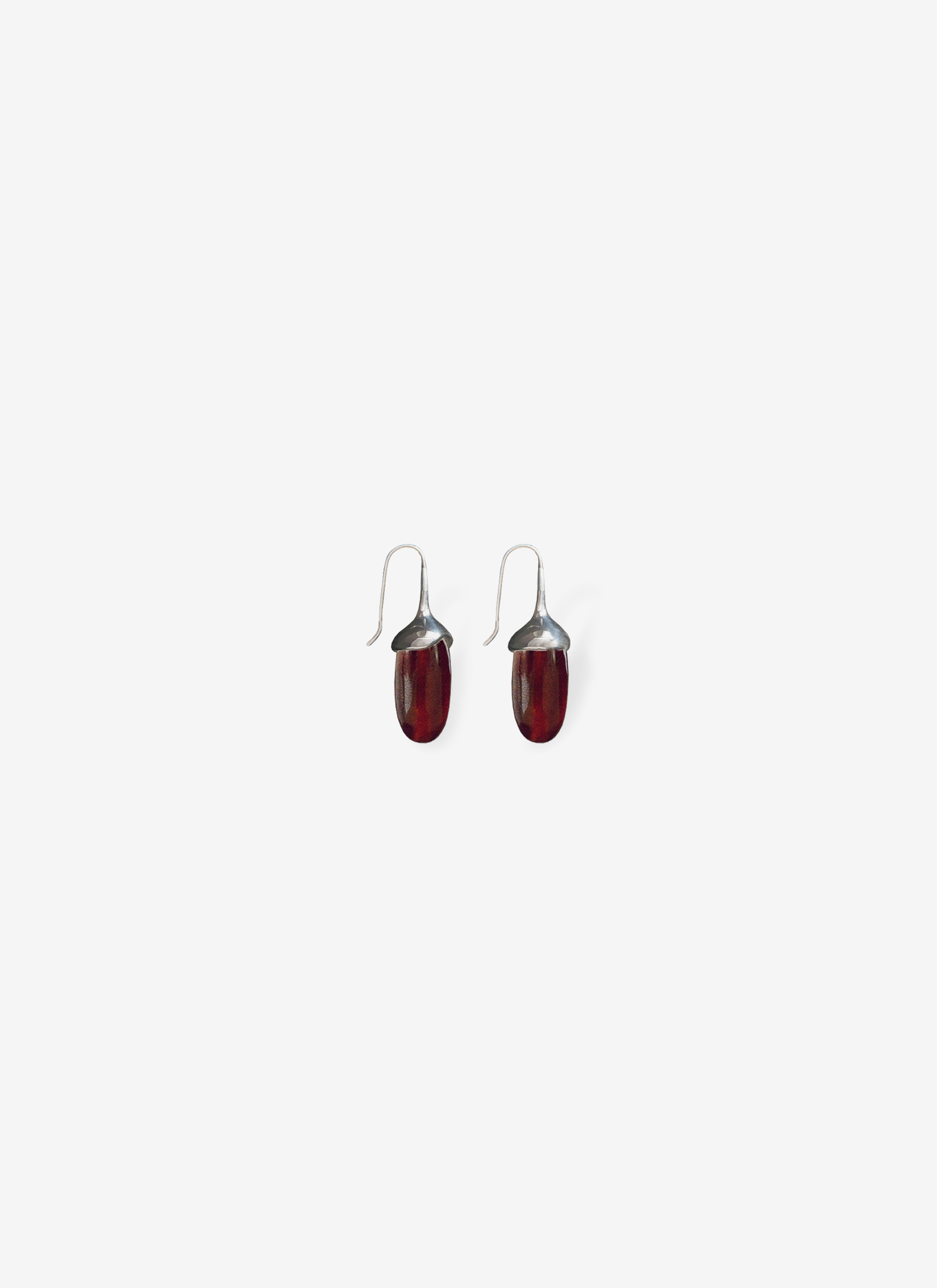 Dripping Stone Earrings - Carnelian